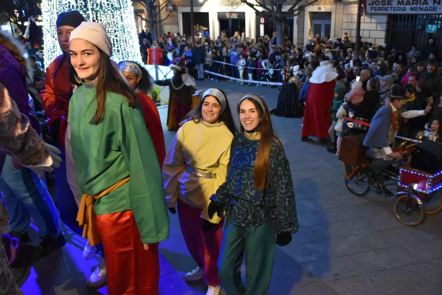 Los Reyes Magos en Monzón.