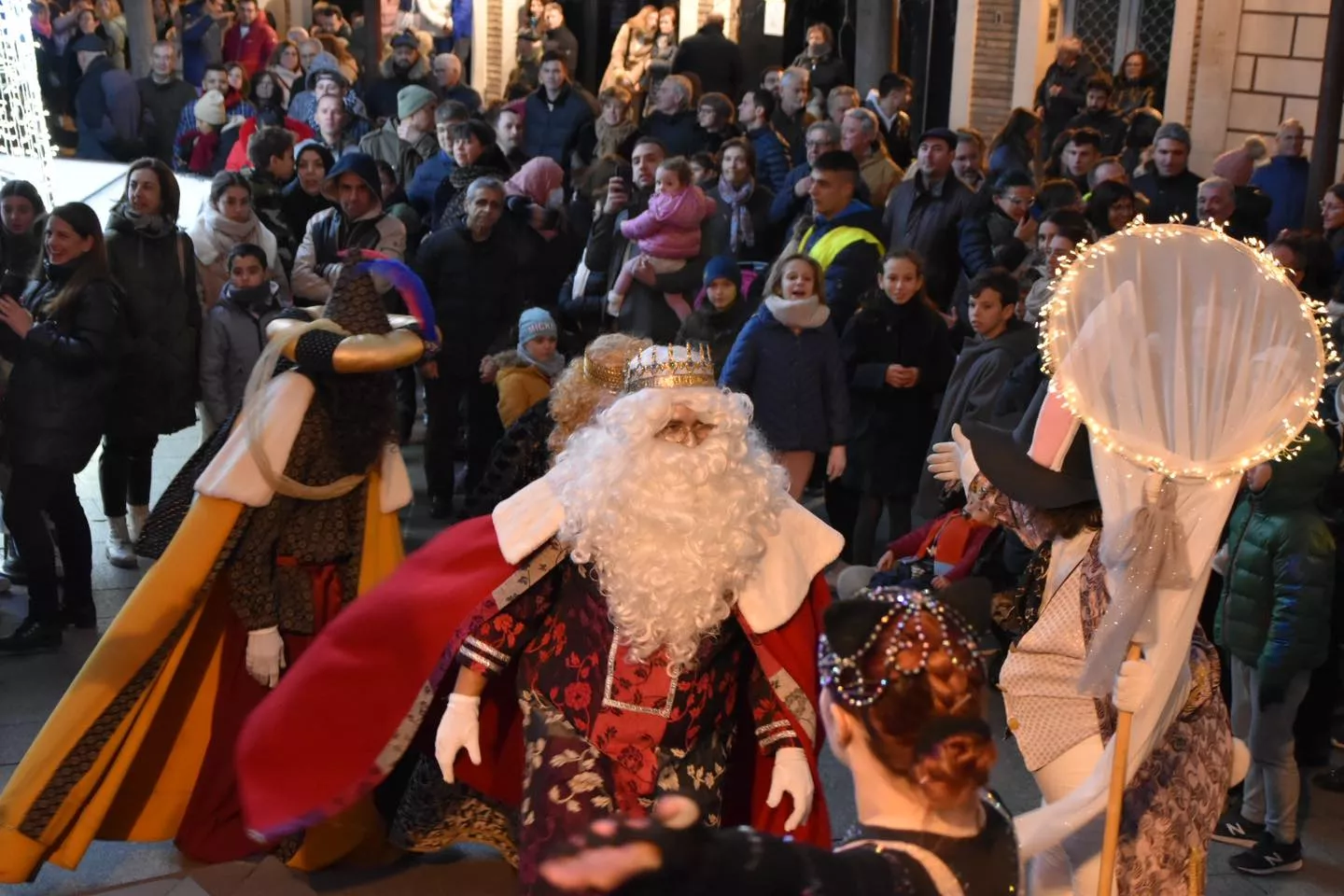 Los Reyes Magos en Monzón.