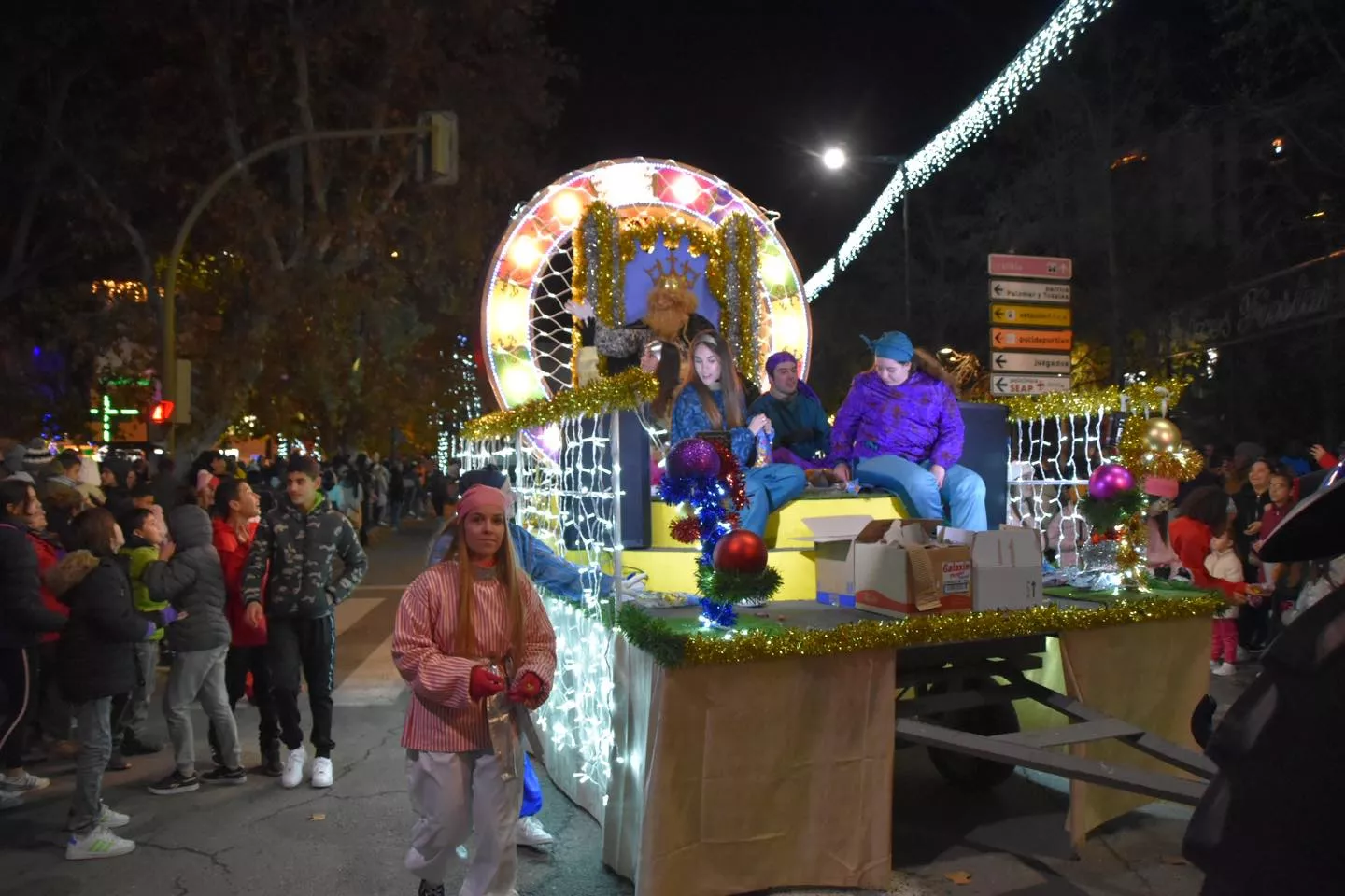Los Reyes Magos en Monzón.