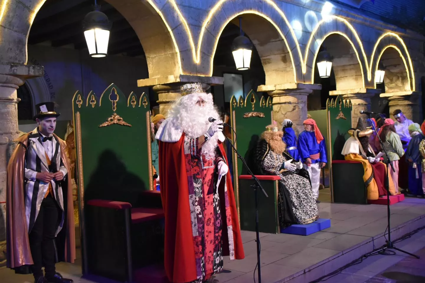 Los Reyes Magos en Monzón.