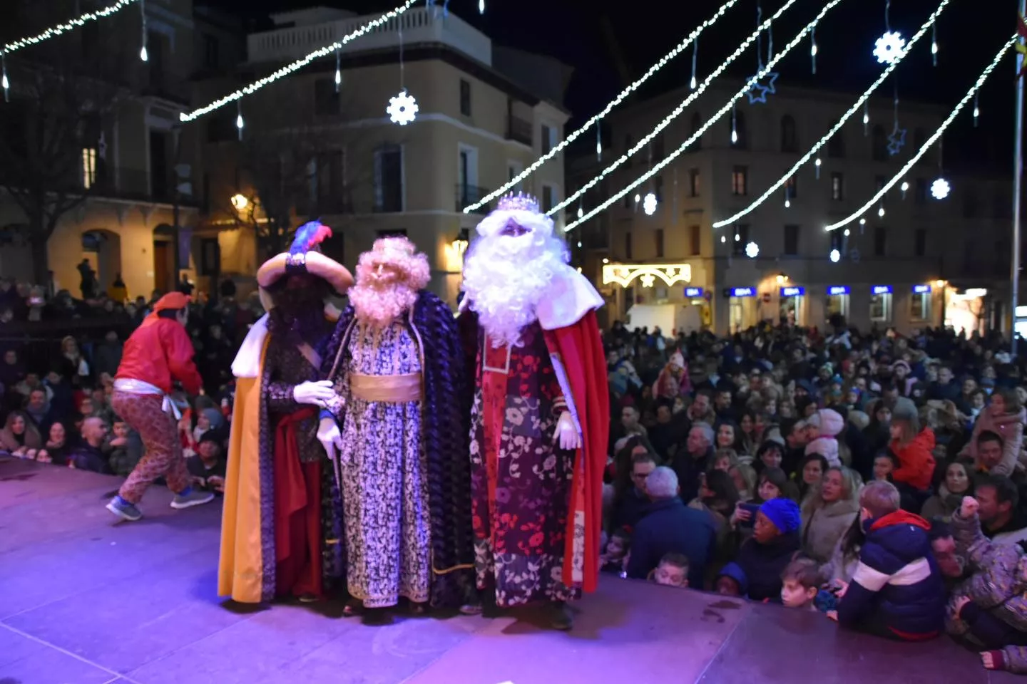 Los Reyes Magos en Monzón. 
