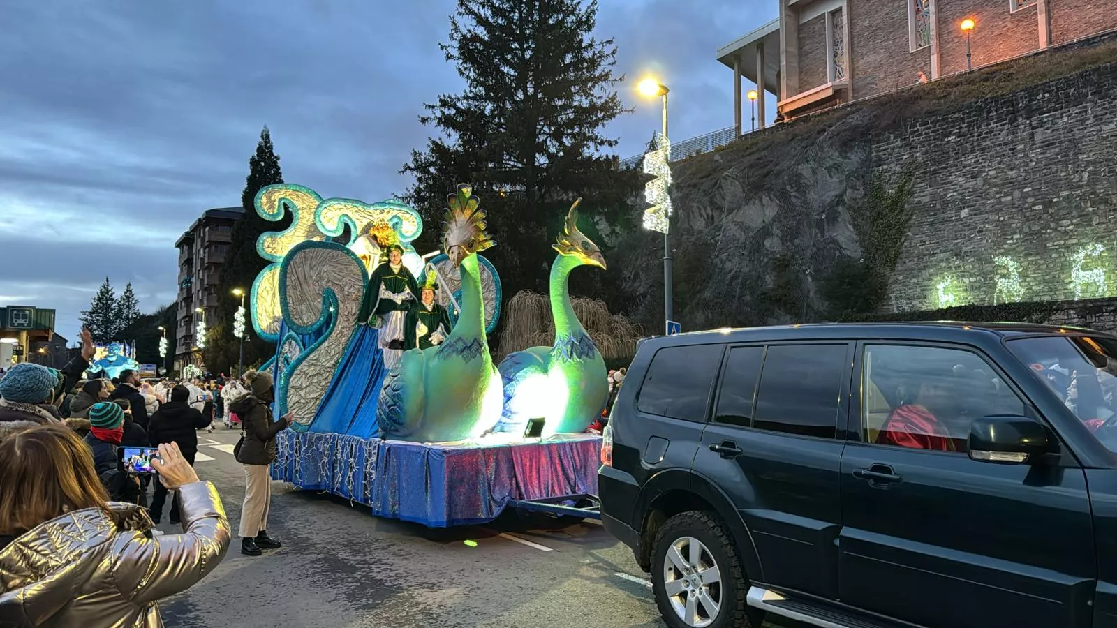 Cabalgata de los Reyes Magos en Sabiñánigo.