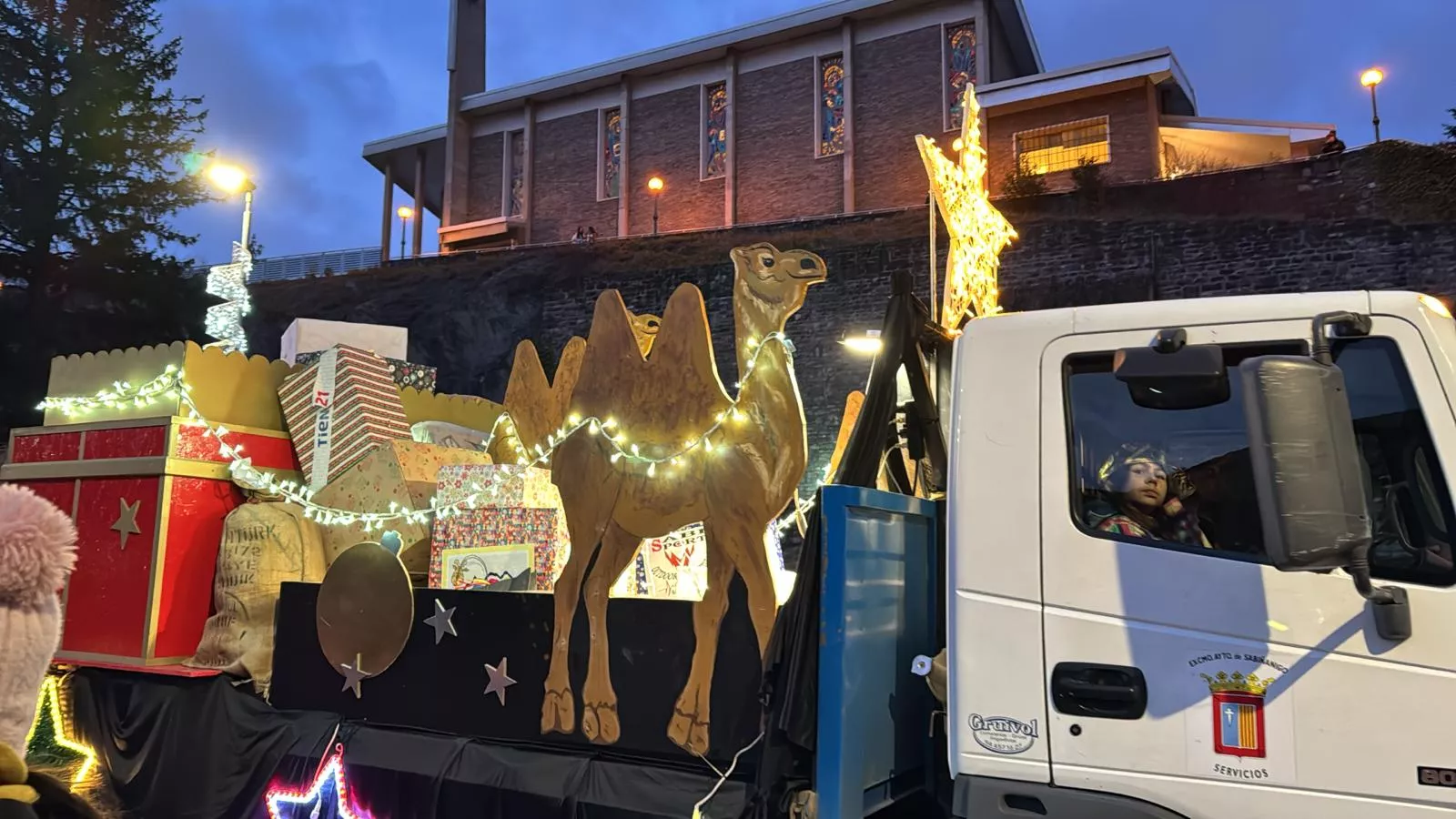 Cabalgata de los Reyes Magos en Sabiñánigo.