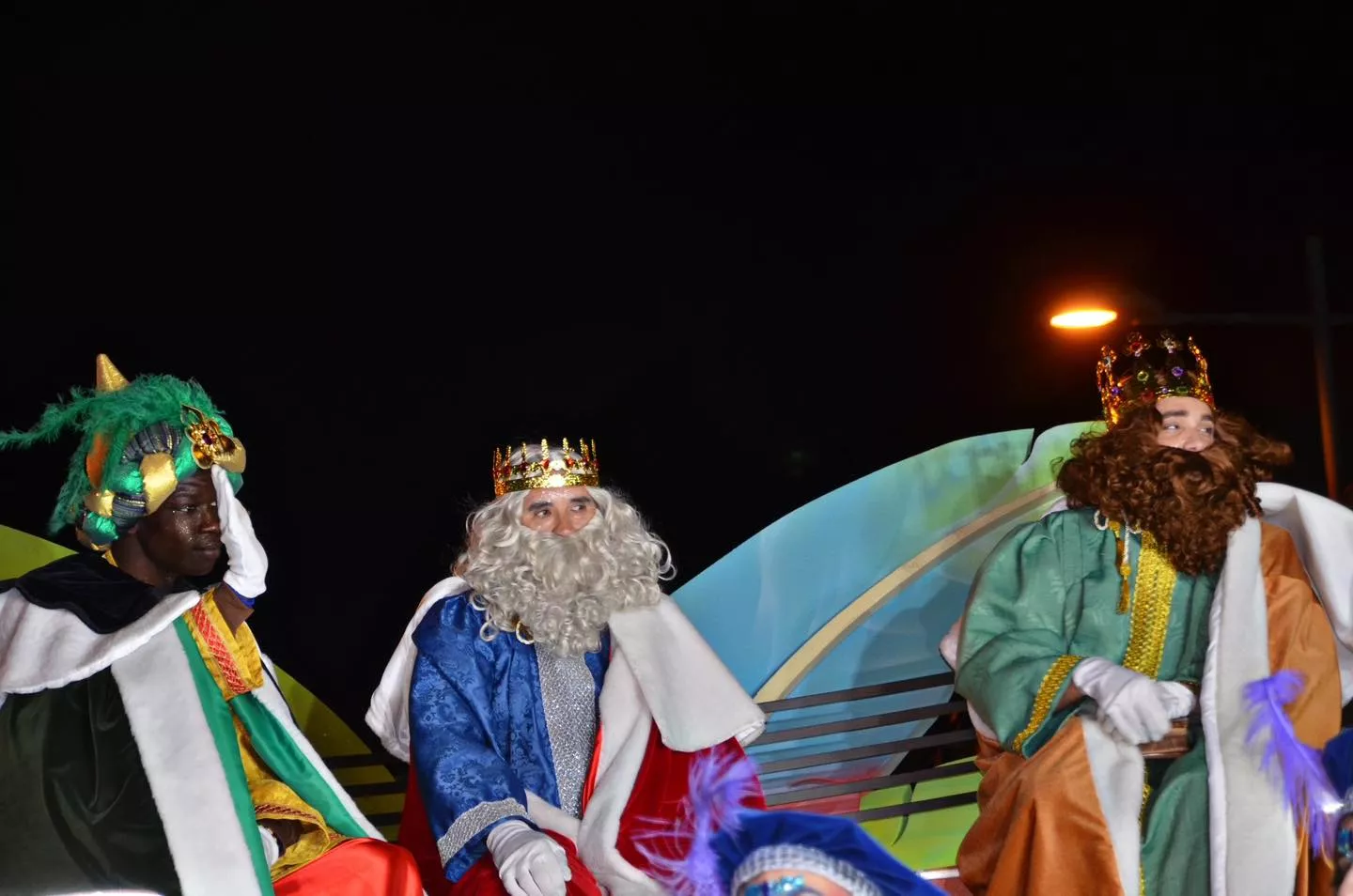 Reyes Magos en Binéfar. Foto Ayuntamiento de Binéfar
