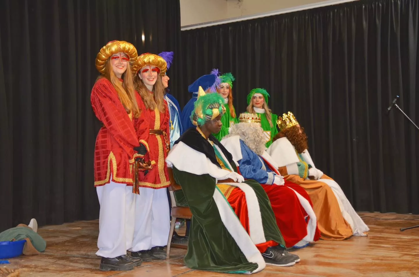 Reyes Magos en Binéfar. Foto Ayuntamiento de Binéfar