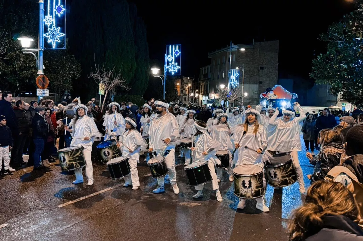 Reyes Magos en Binéfar. Foto Ayuntamiento de Binéfar