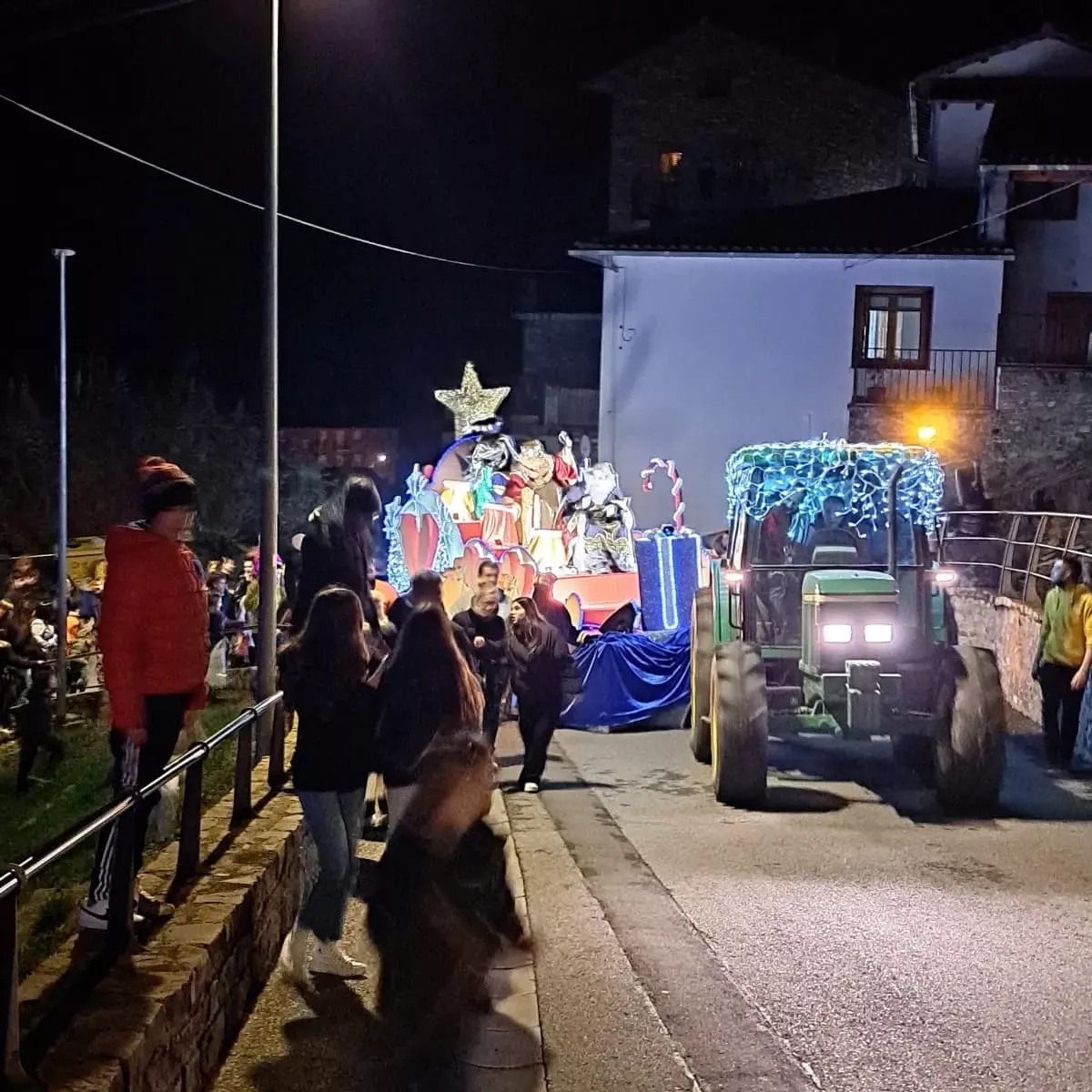 Los Reyes Magos visitan Boltaña. Foto: Ayuntamiento de Boltaña