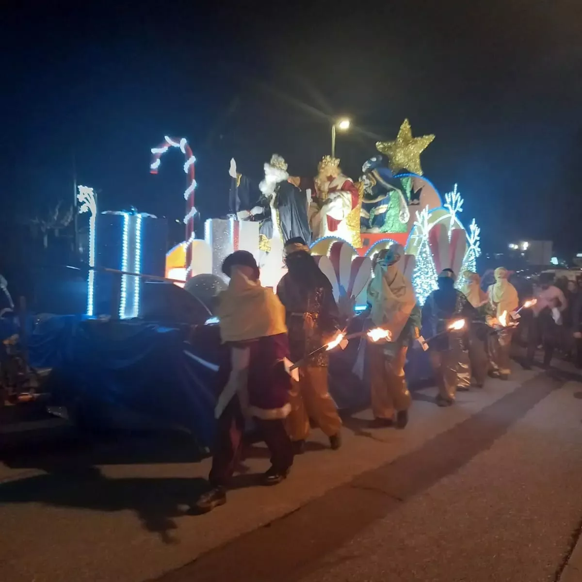 Los Reyes Magos visitan Boltaña. Foto: Ayuntamiento de Boltaña