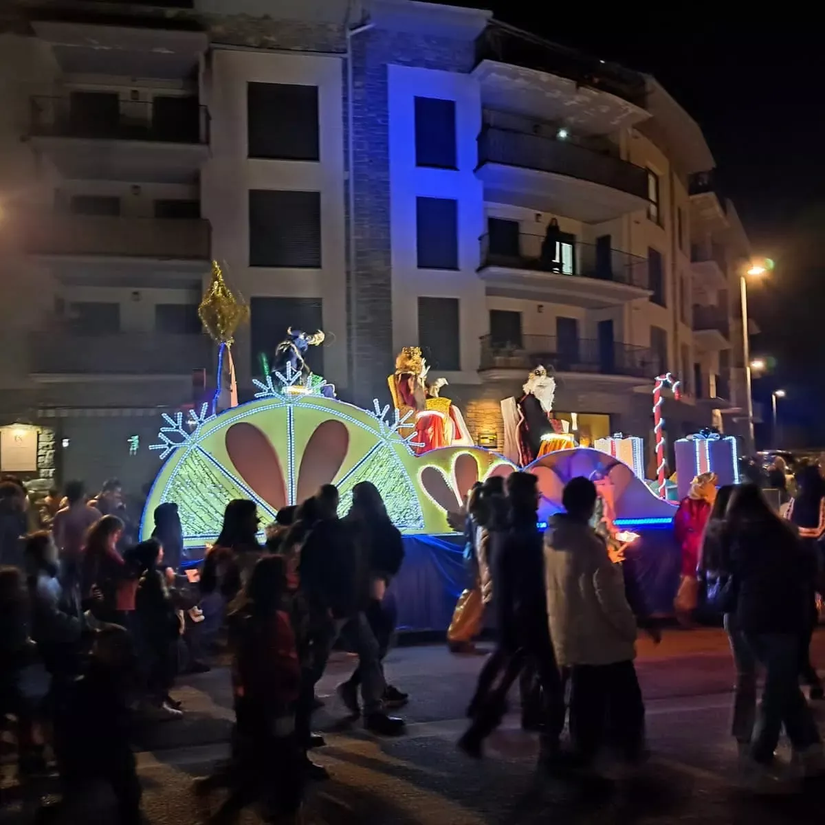Los Reyes Magos visitan Boltaña. Foto: Ayuntamiento de Boltaña