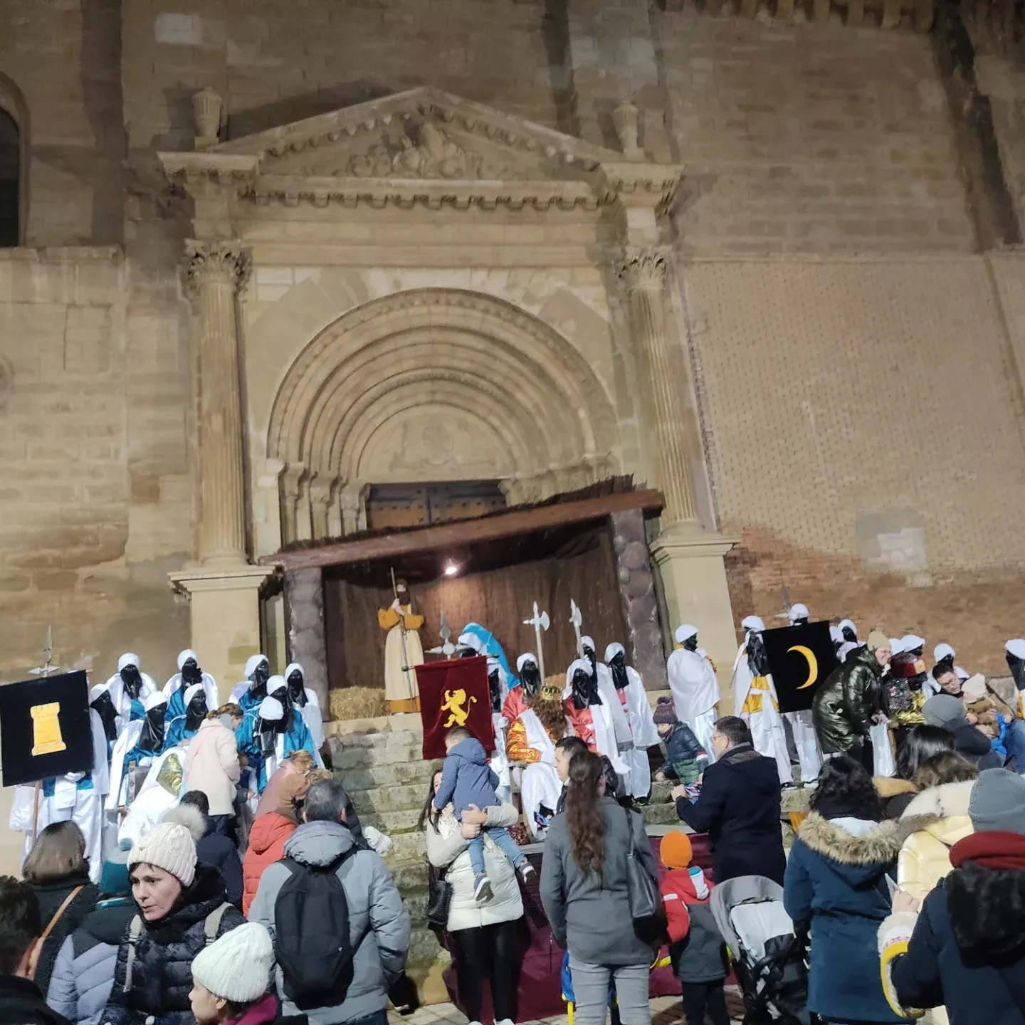 Los Reyes Magos visitan Tamarite de Litera. Foto Ayuntamiento de Tamarite de Litera