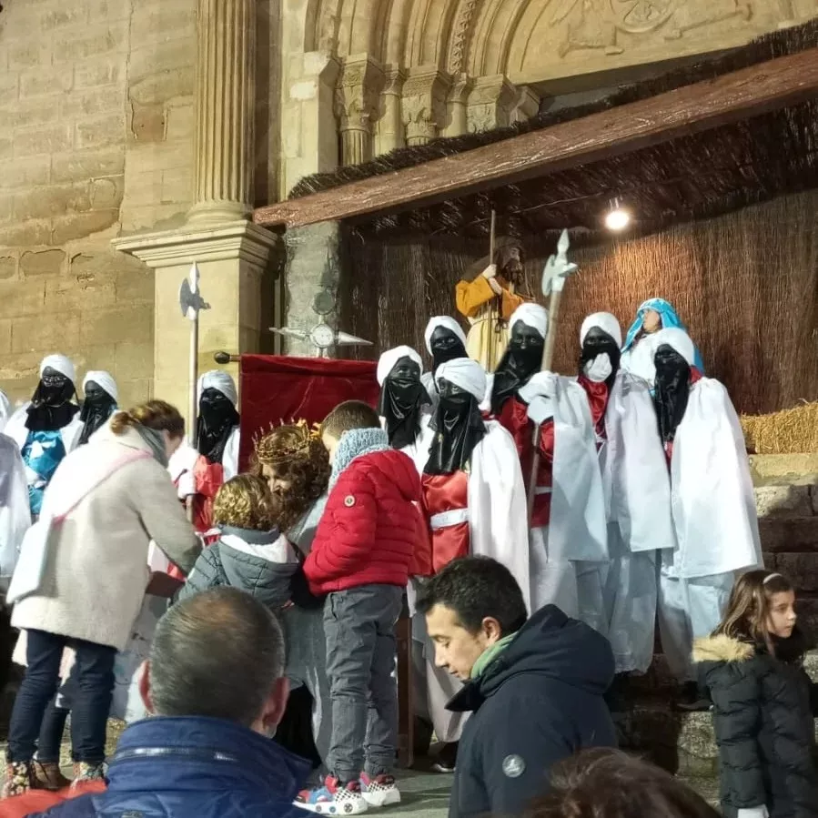 Los Reyes Magos visitan Tamarite de Litera. Foto Ayuntamiento de Tamarite de Litera