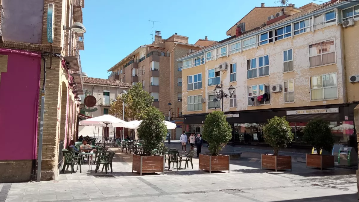 Plaza Nuestra Señora de Salas de la capital oscense.