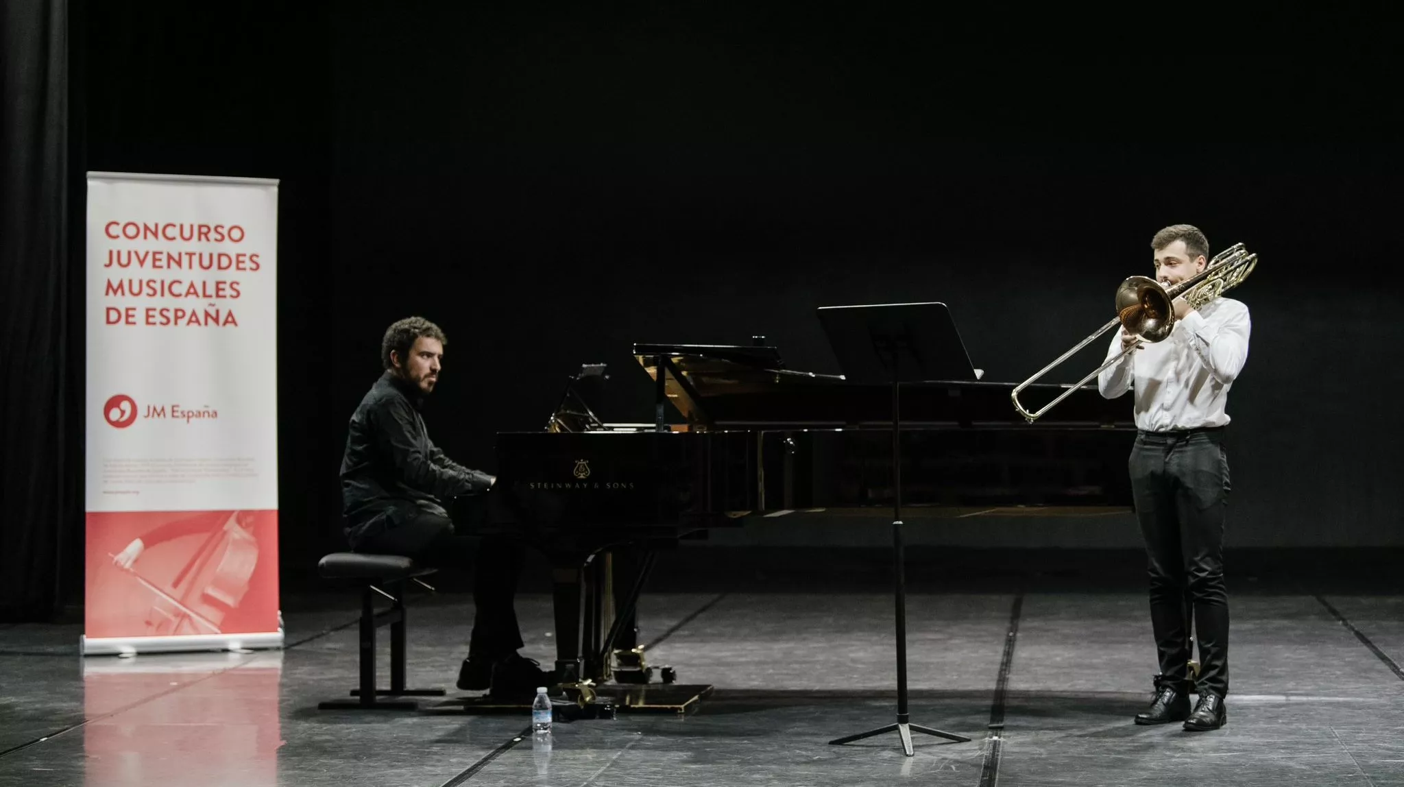 Juan Paúl Muñoz, en el Concurso de Juventudes Musicales de España.