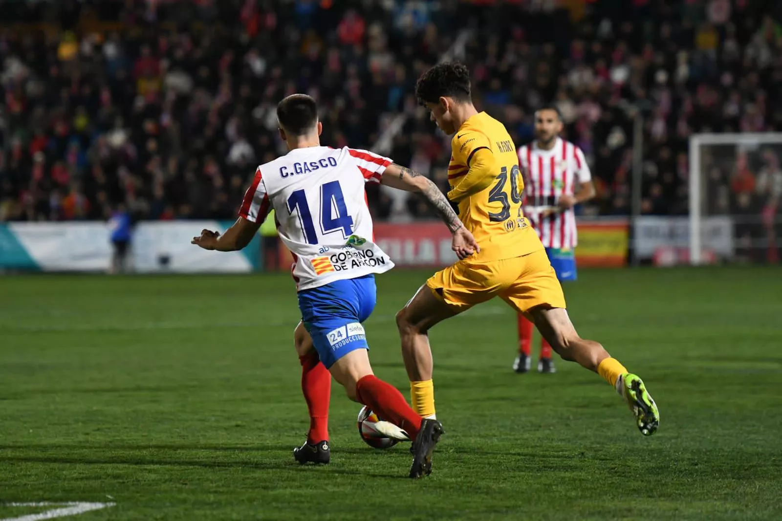 UD Barbastro 2-3 FC Barcelona. Foto: El Marcador Aragonés