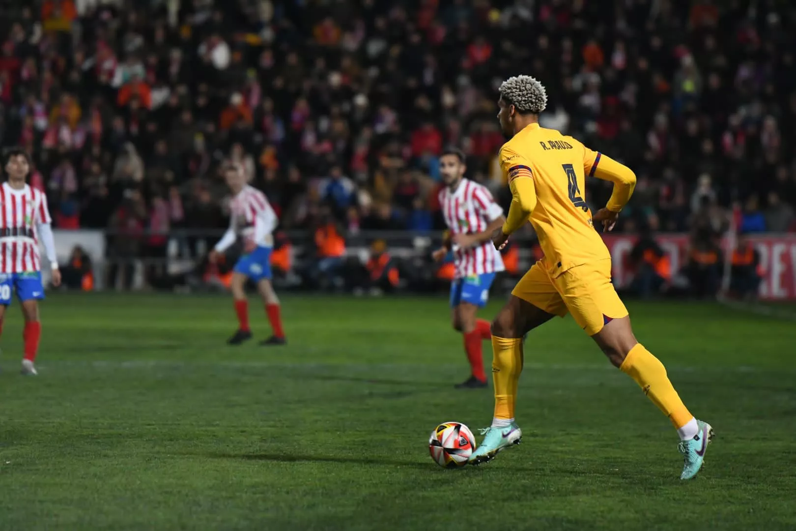 UD Barbastro-FC Barcelona de la temporada pasada. Foto: El Marcador Aragonés