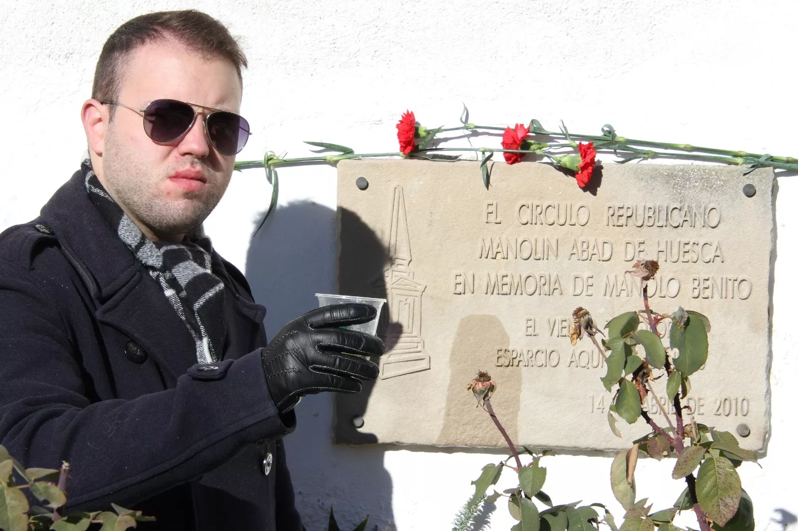 Homenaje del CRMAHU a los ideales y la militancia republicana. Foto Carlos Neofato