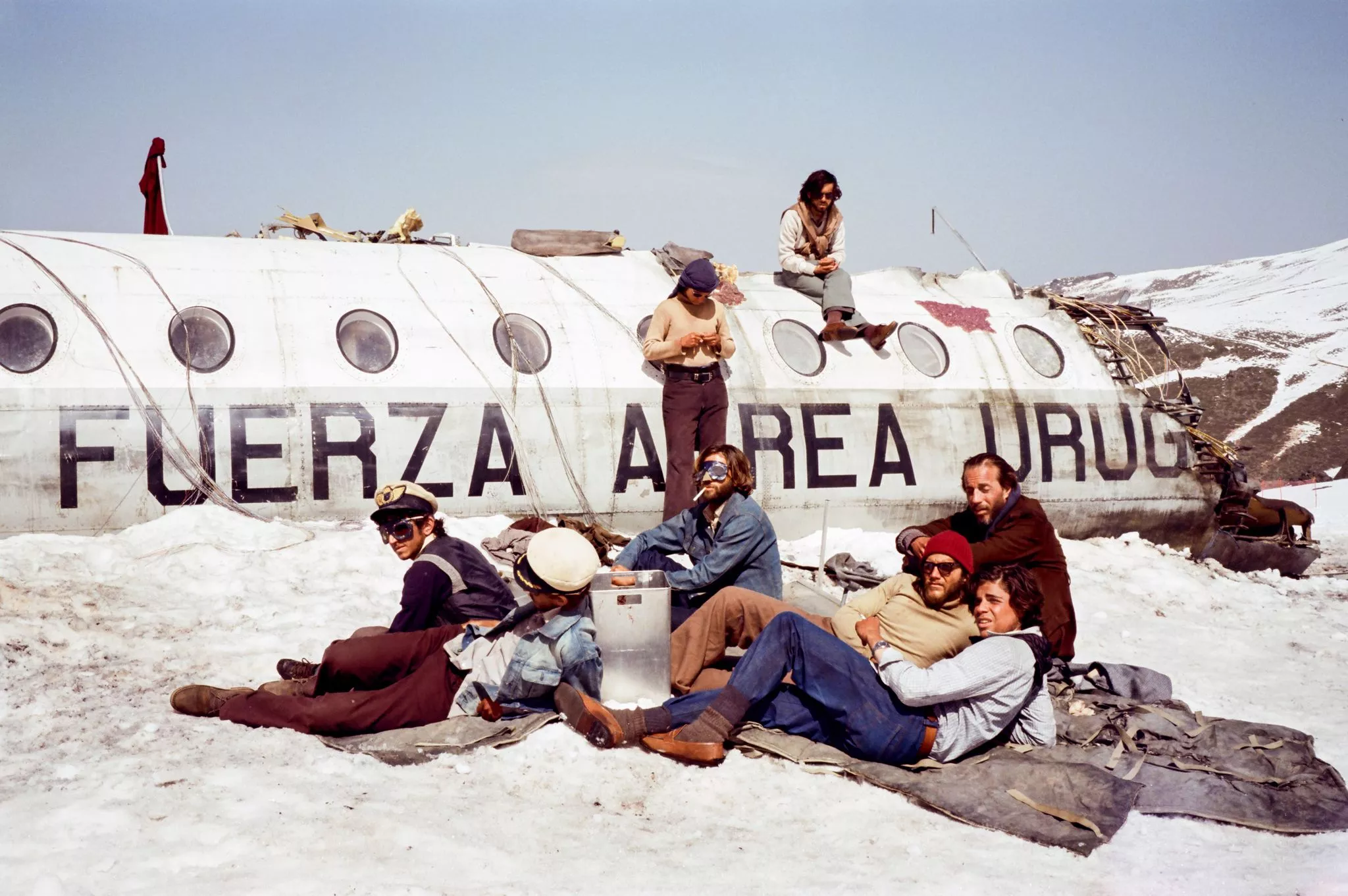 Fotograma de "La sociedad de la nieve". Foto NETFLIX Fotograma de "La sociedad de la nieve". Foto NETFLIX