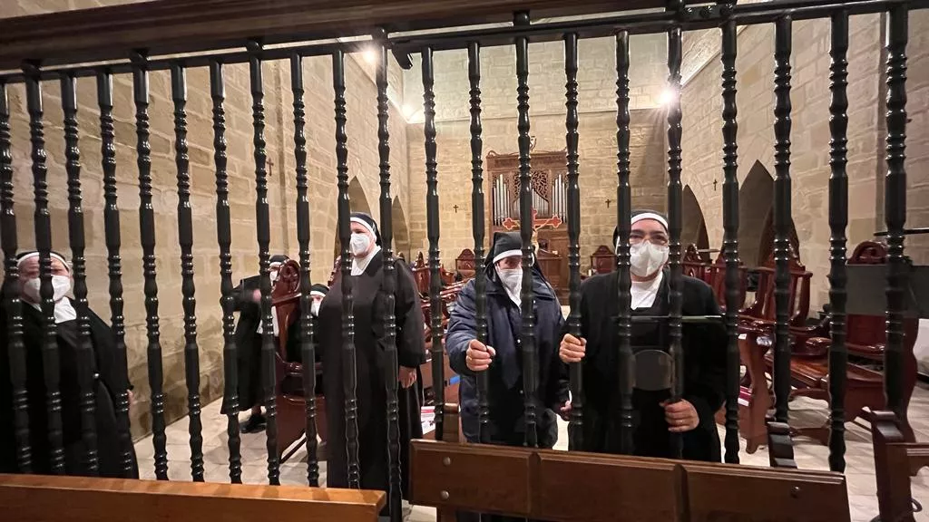 Religiosas del convento de Las Miguelas. Foto Mercedes Manterola