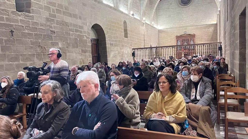 Presentación del ‘Argensola 132’, dedicado al IV centenario de las Miguelas. Foto Mercedes Manterola