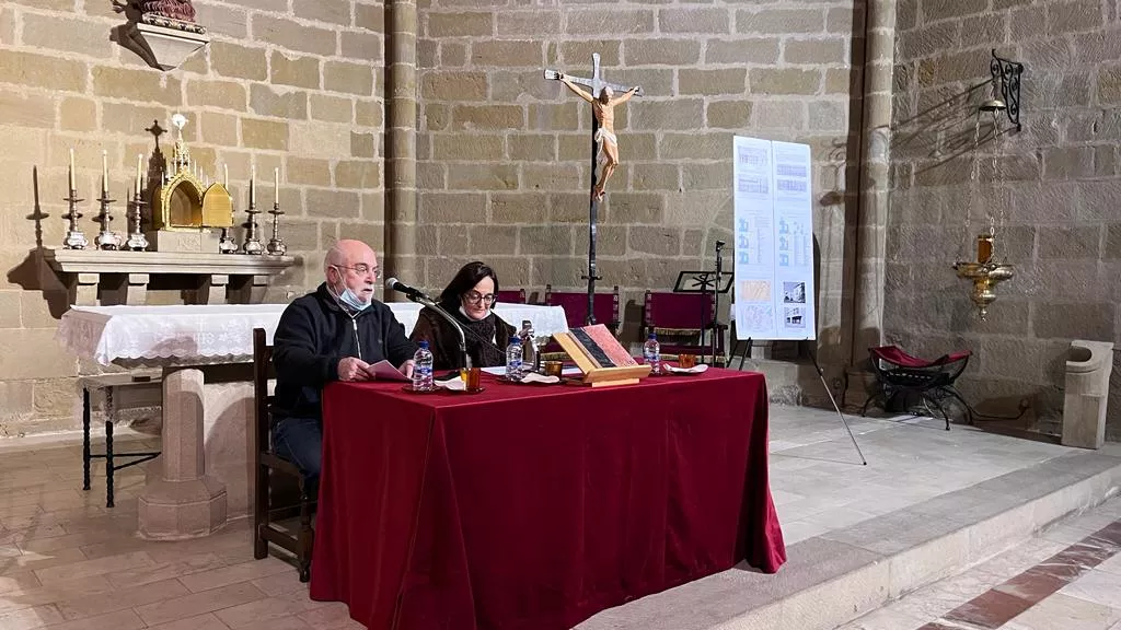 Presentación del ‘Argensola 132’, dedicado al IV centenario de las Miguelas. Foto Mercedes Manterola