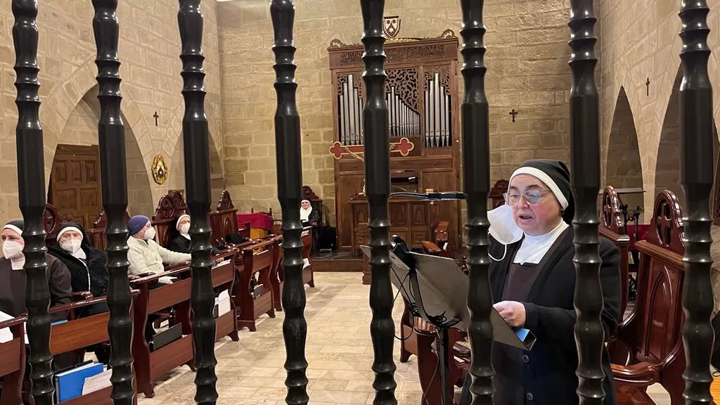 Sor María Gloria de Dios, durante la presentación de la revista.