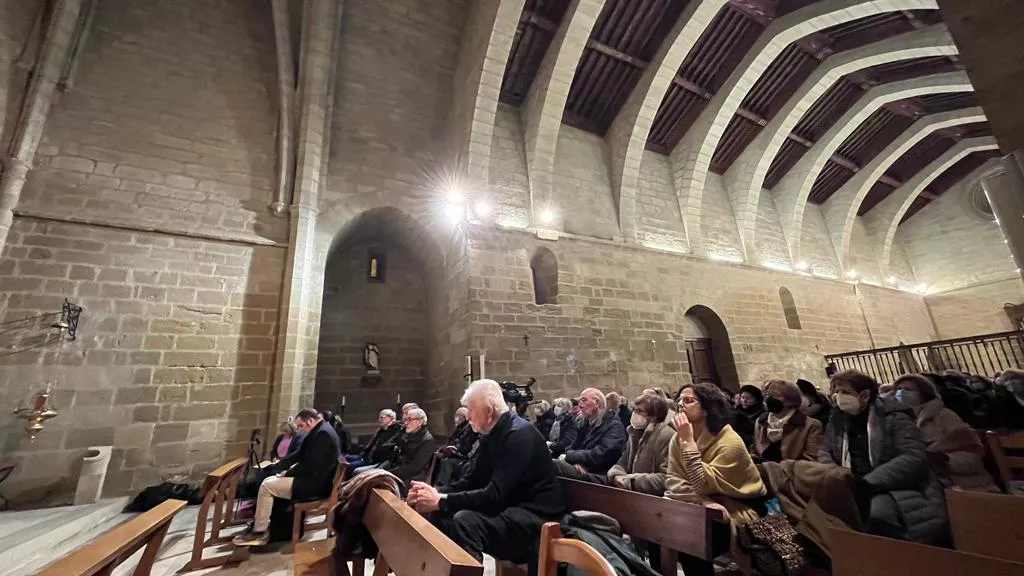 Presentación del ‘Argensola 132’, dedicado al IV centenario de las Miguelas. Foto Mercedes Manterola