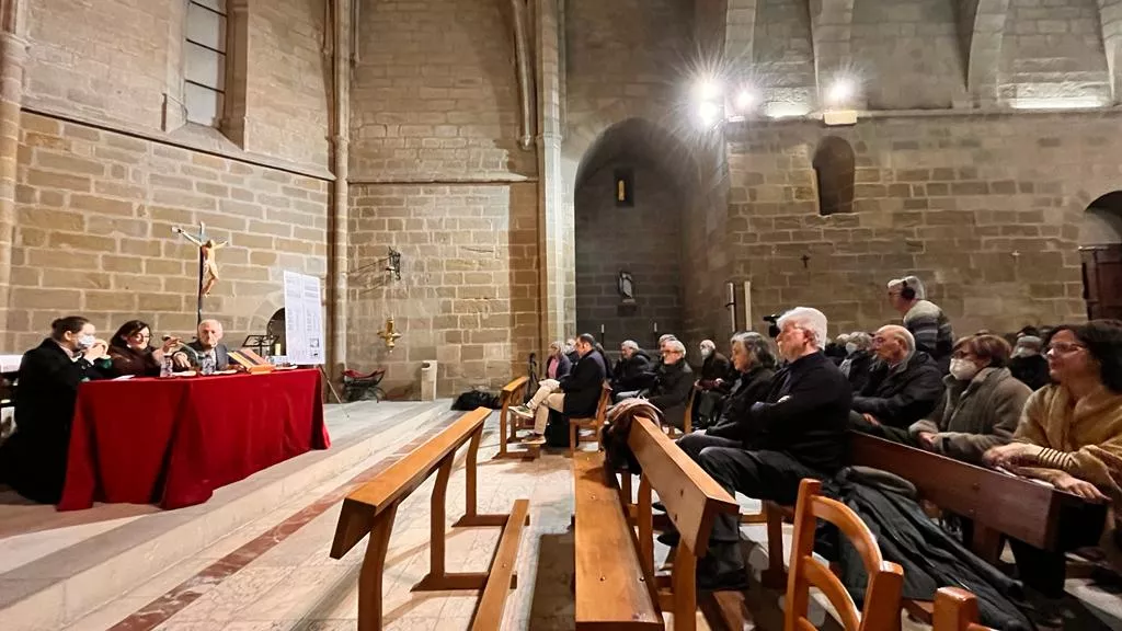 Presentación del ‘Argensola 132’, dedicado al IV centenario de las Miguelas. Foto Mercedes Manterola