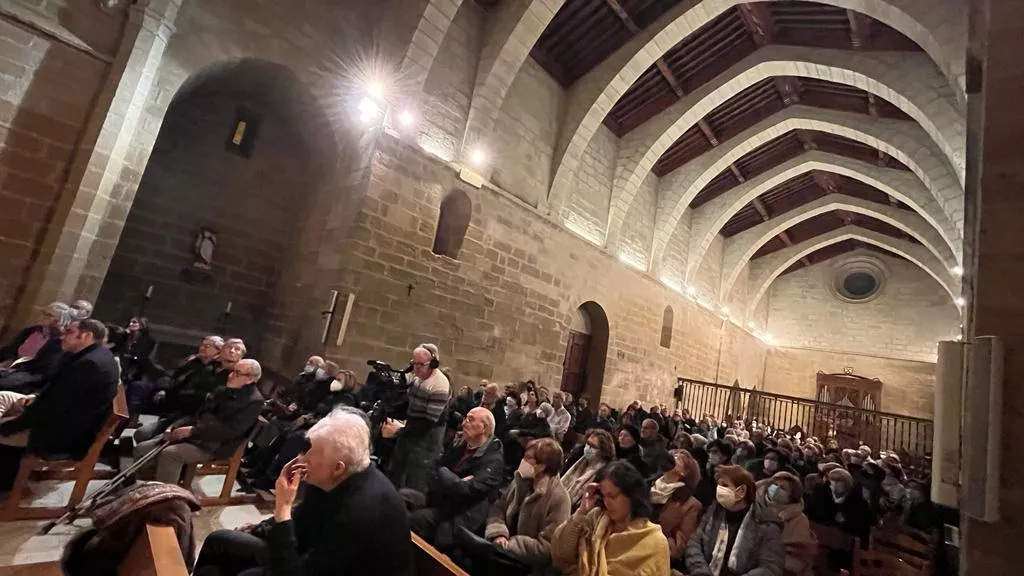 Presentación del ‘Argensola 132’, dedicado al IV centenario de las Miguelas. Foto Mercedes Manterola