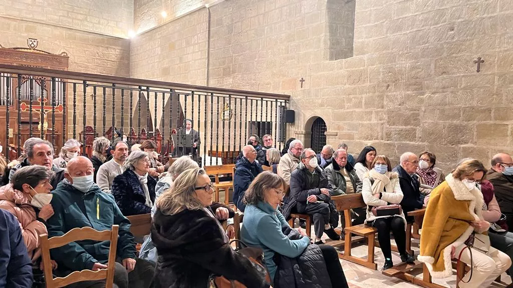 Presentación del ‘Argensola 132’, dedicado al IV centenario de las Miguelas. Foto Mercedes Manterola