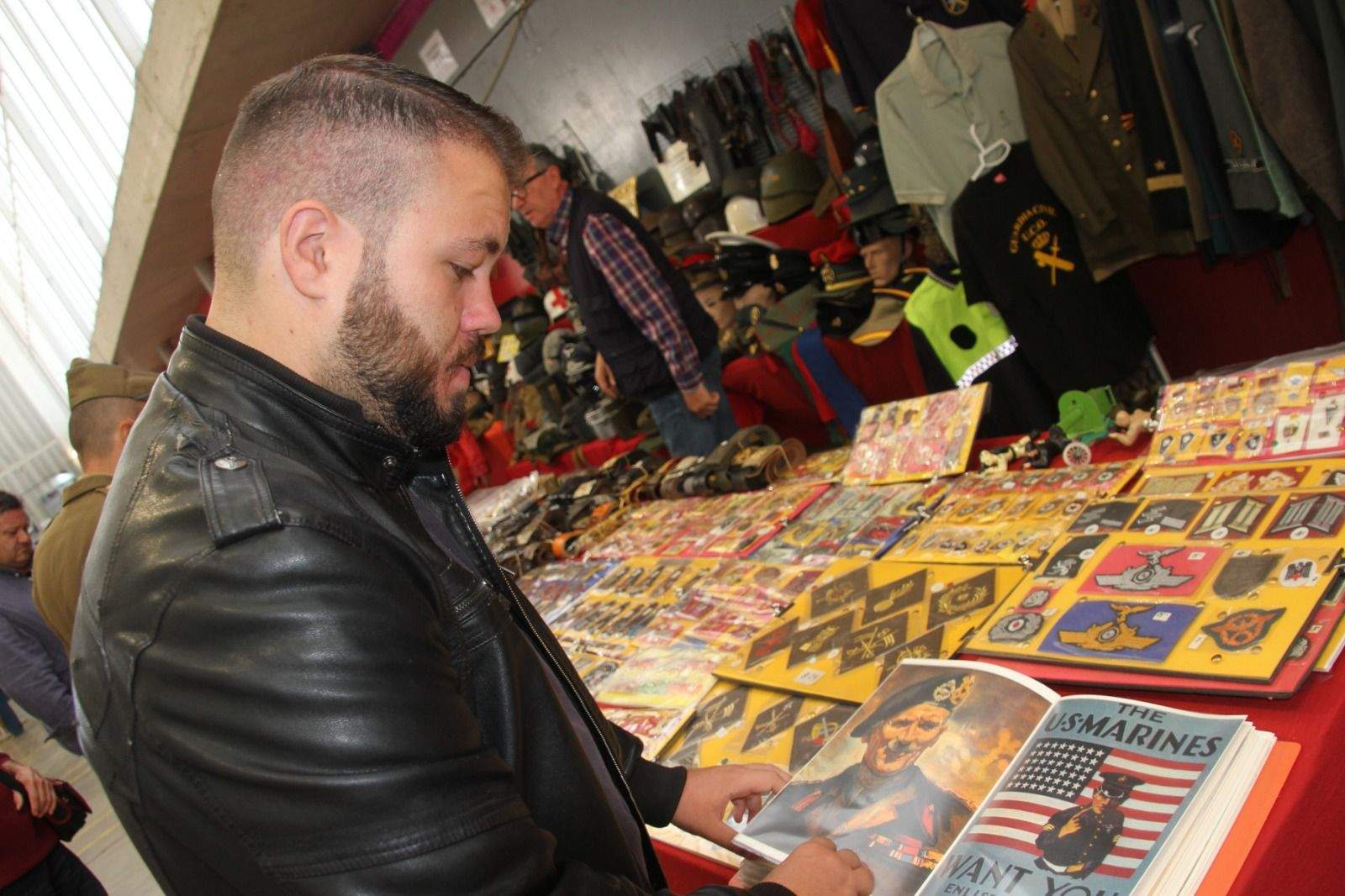 Feria de temática militar en Tierz. Foto Carlos Neofato 