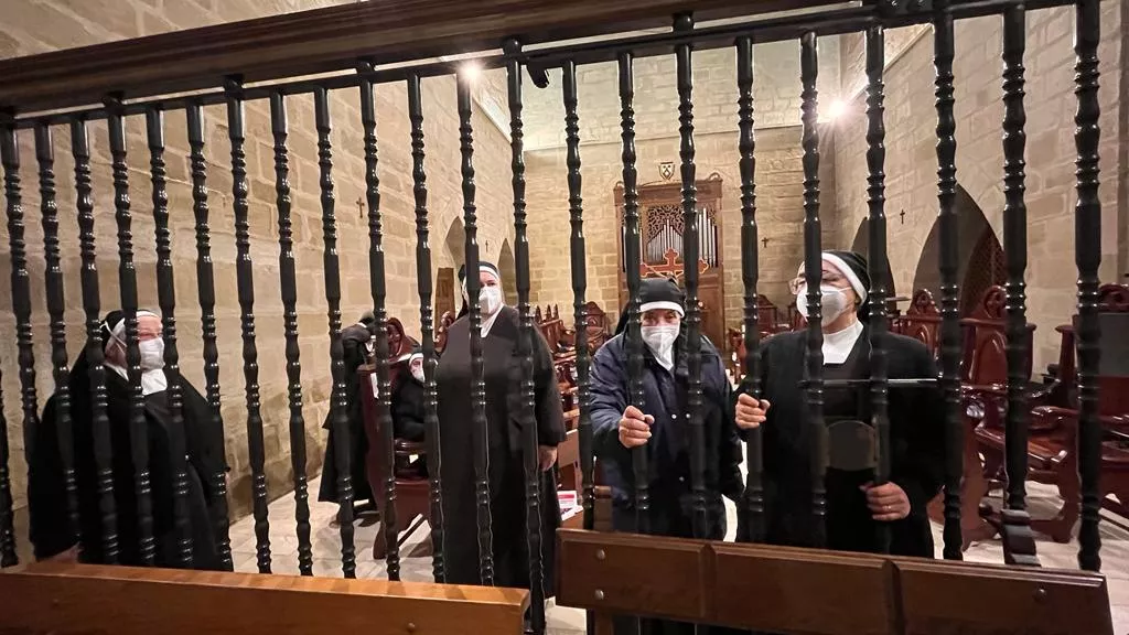 Religiosas del convento de Las Miguelas. Foto Mercedes Manterola