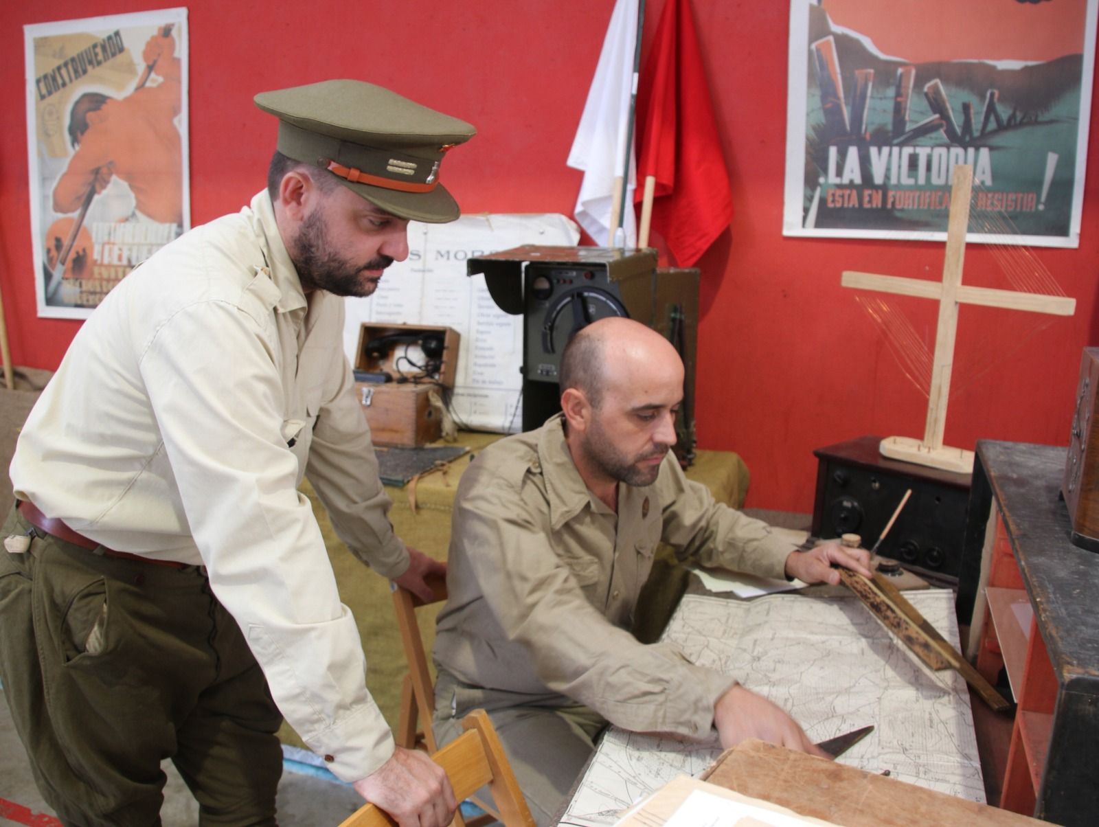Feria de temática militar en Tierz. Foto Carlos Neofato 