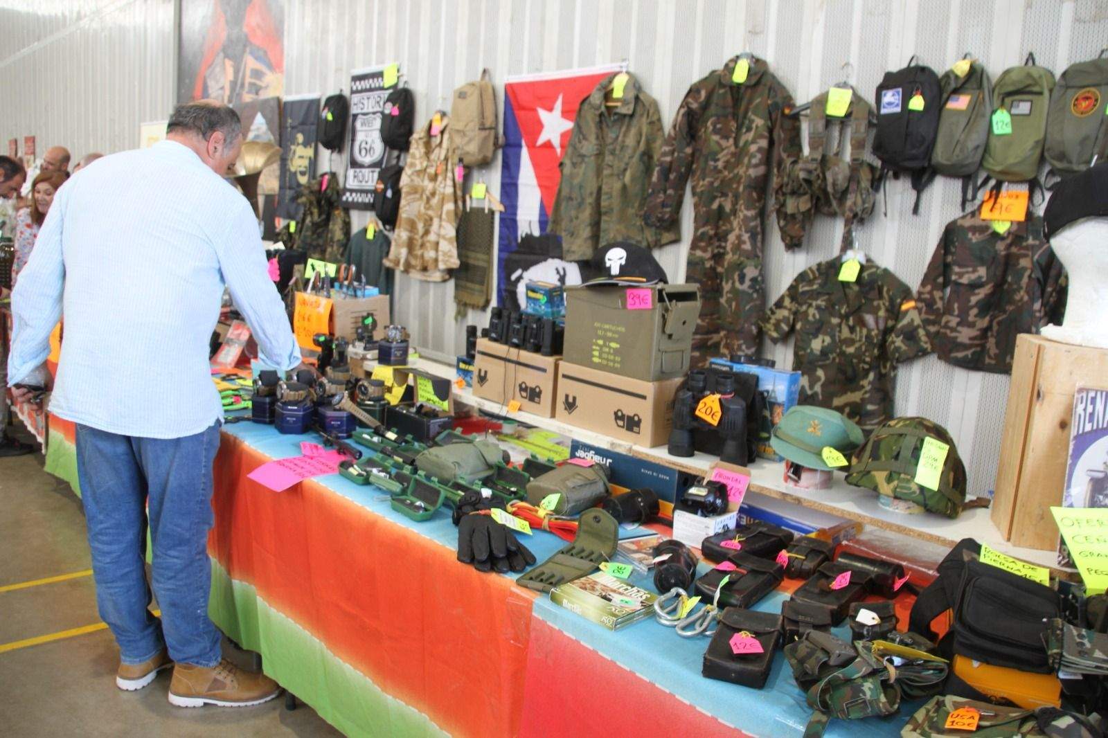 Feria de temática militar en Tierz. Foto Carlos Neofato 