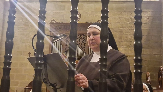 Sor María Blanca de la Eucaristía. Foto Myriam Martínez Sor María Blanca de la Eucaristía. Foto Myriam Martínez