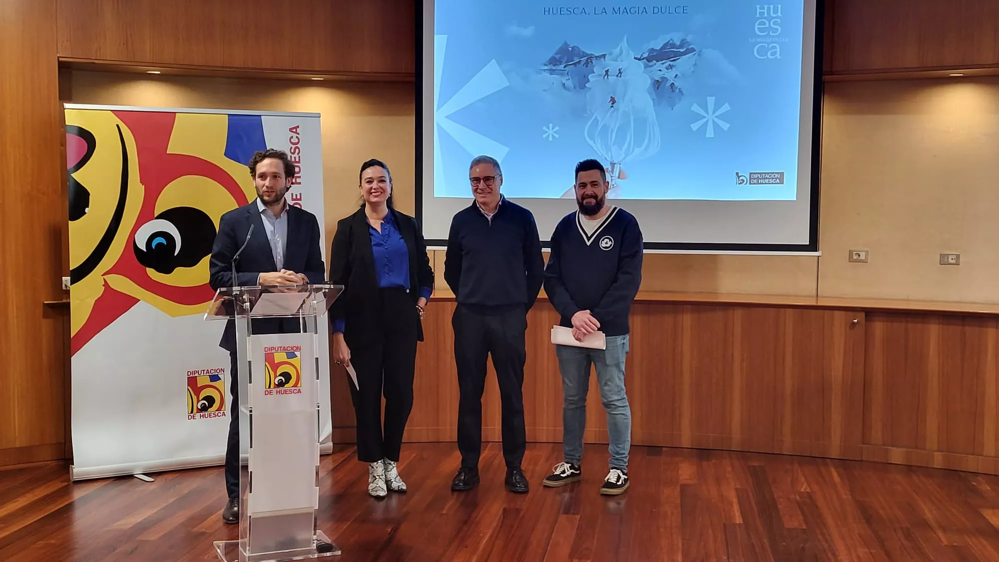 Presentación de Huesca La Magia Dulce en la Diputación
