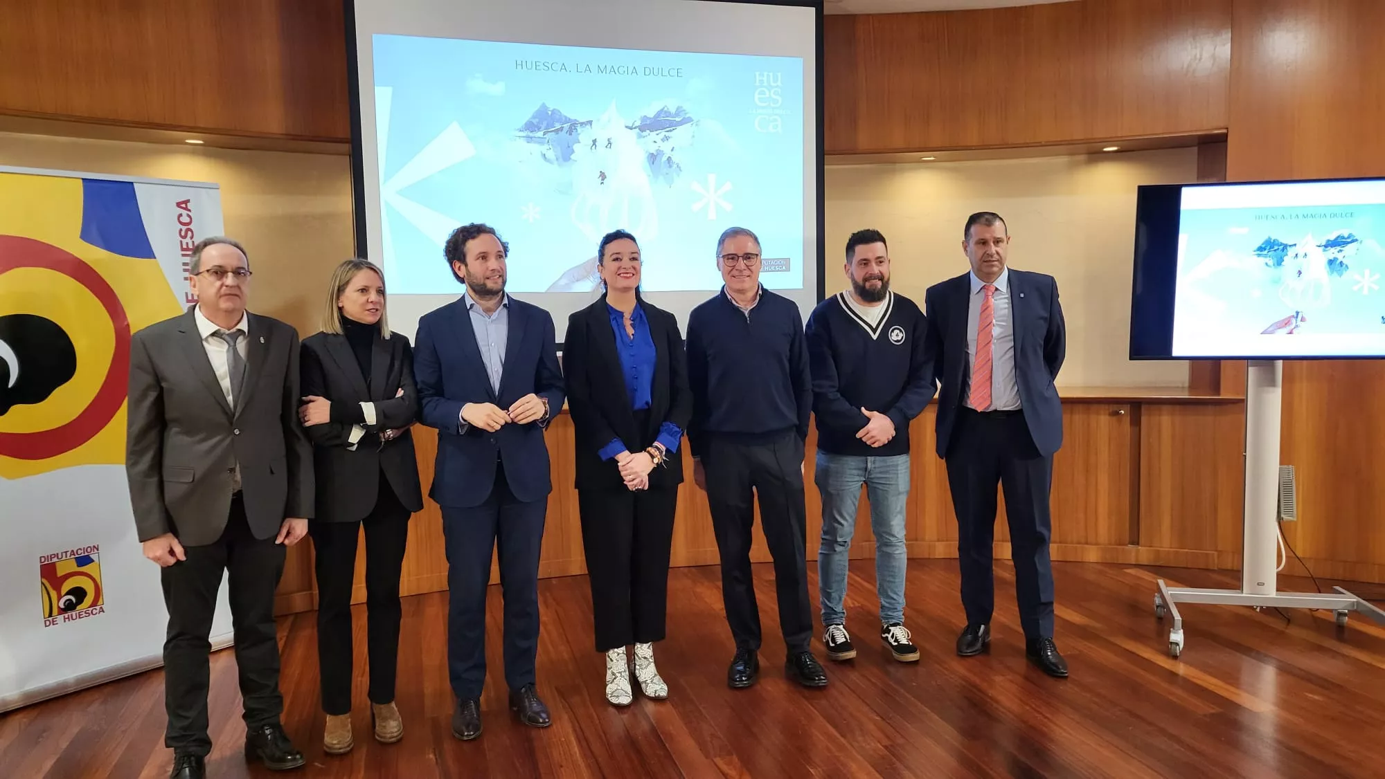 Presentación de Huesca La Magia Dulce en la Diputación