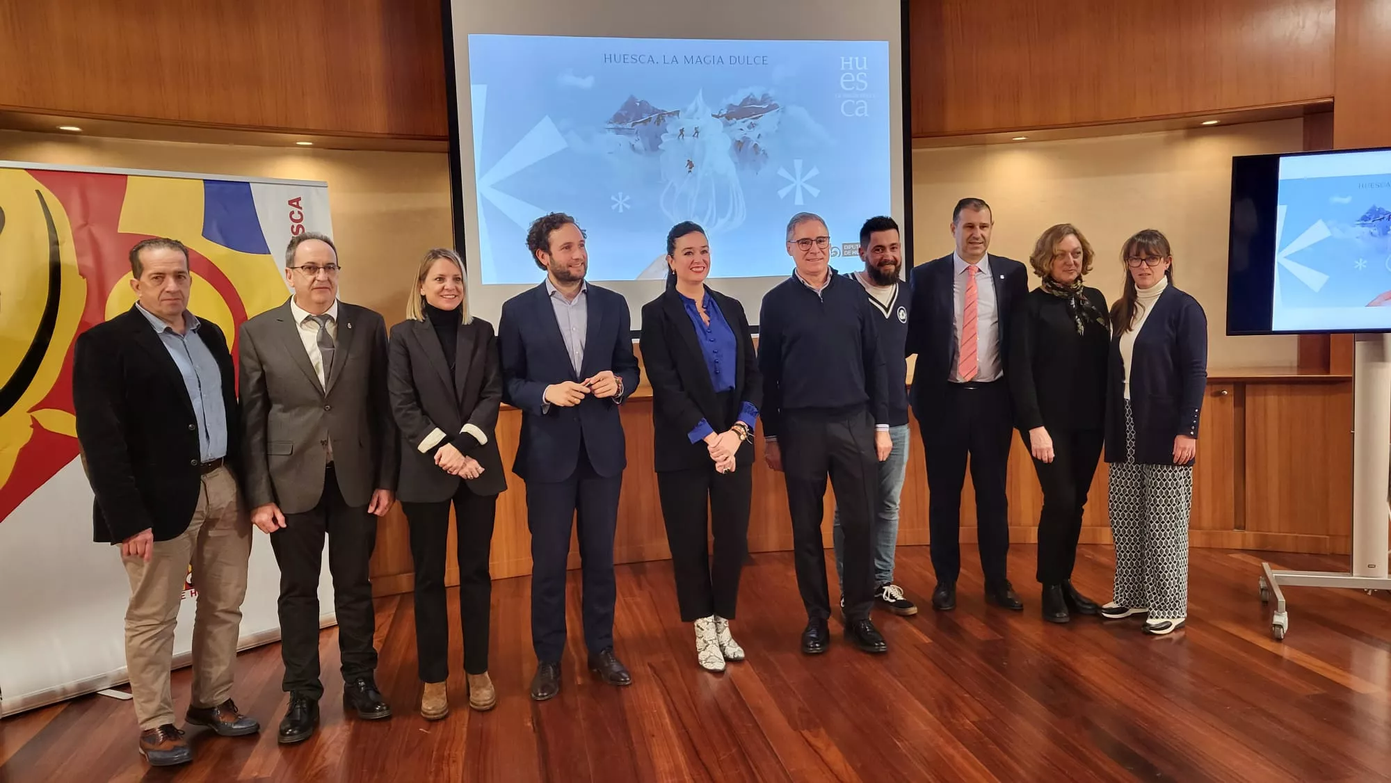 Presentación de Huesca La Magia Dulce en la Diputación