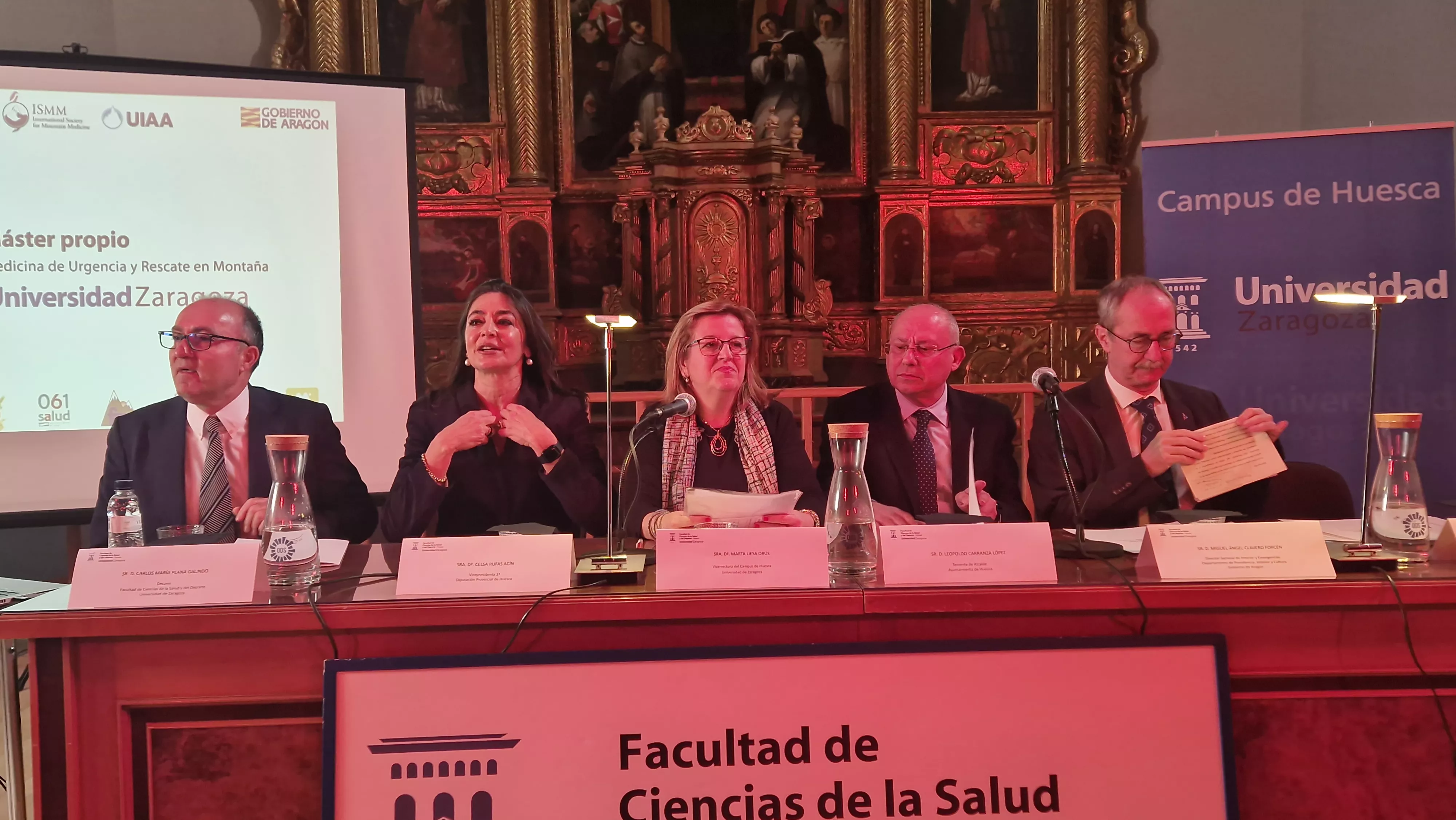 Inicio del quinto máster de medicina de urgencia y rescate de montaña. Foto Myriam Martínez