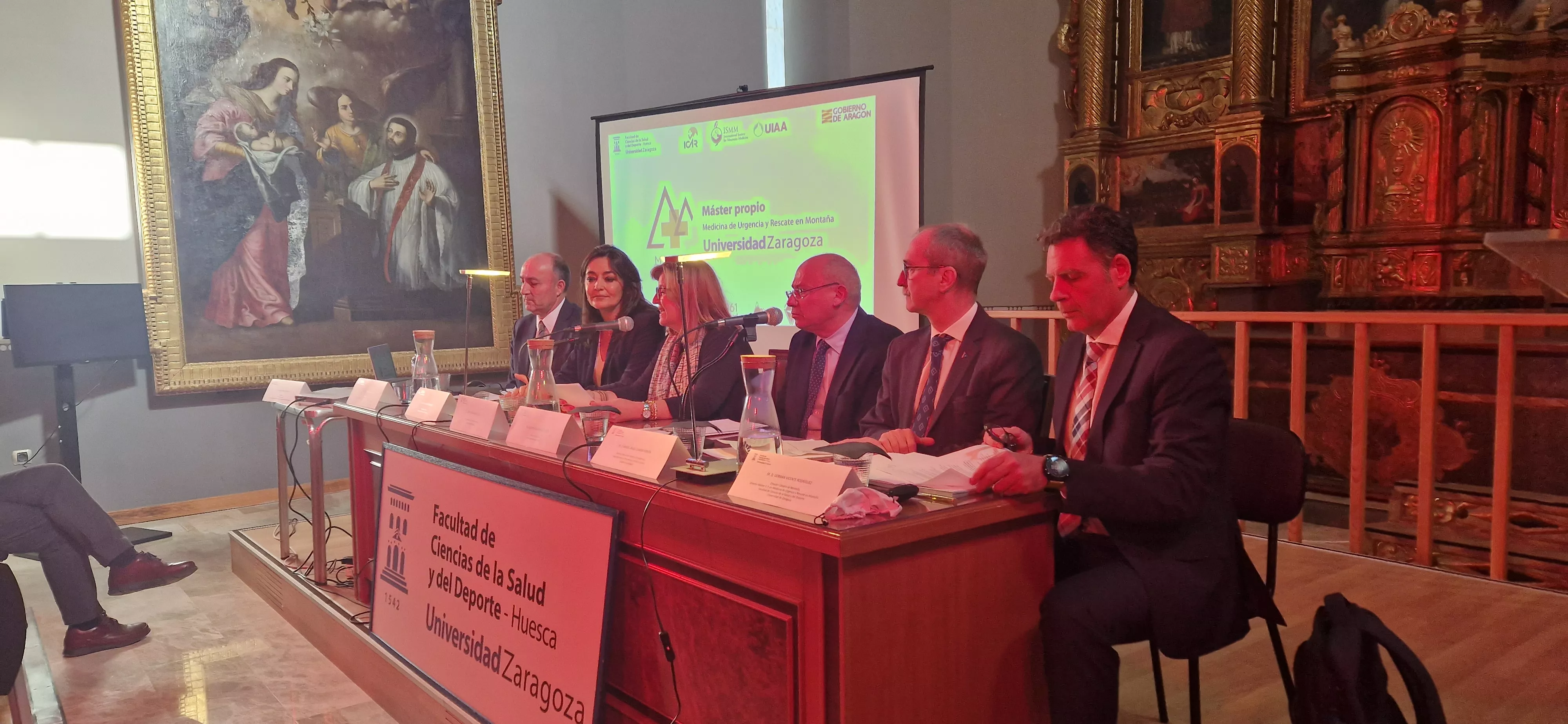 Inicio del quinto máster de medicina de urgencia y rescate de montaña. Foto Myriam Martínez