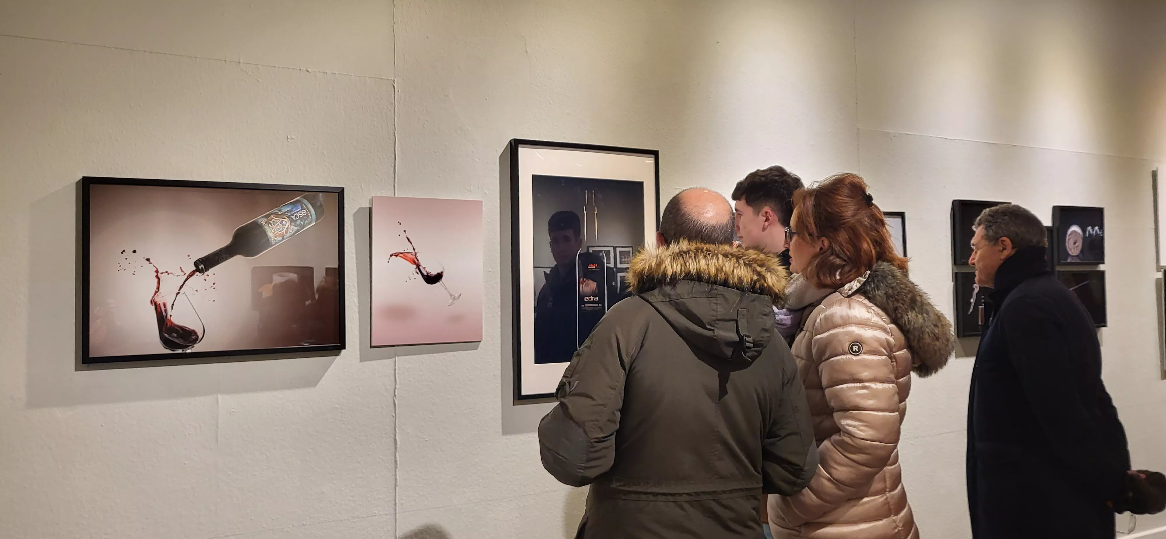 Inauguración de la exposición de Beatriz López en el Centro Cultural Manuel Benito Moliner de Huesca. Foto Mercedes Manterola