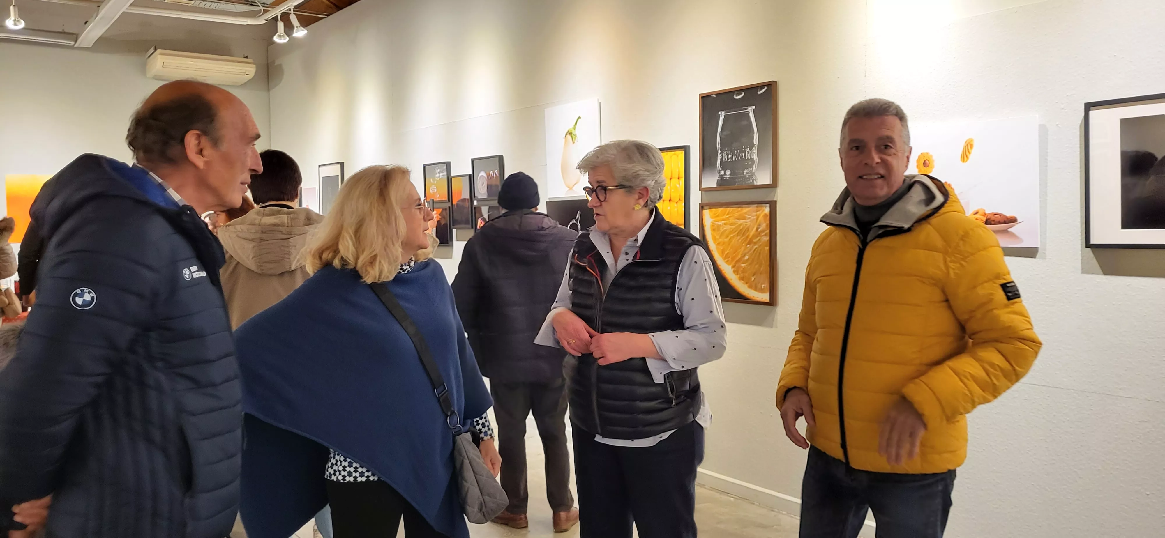 Inauguración de la exposición de Beatriz López en el Centro Cultural Manuel Benito Moliner de Huesca. Foto Mercedes Manterola