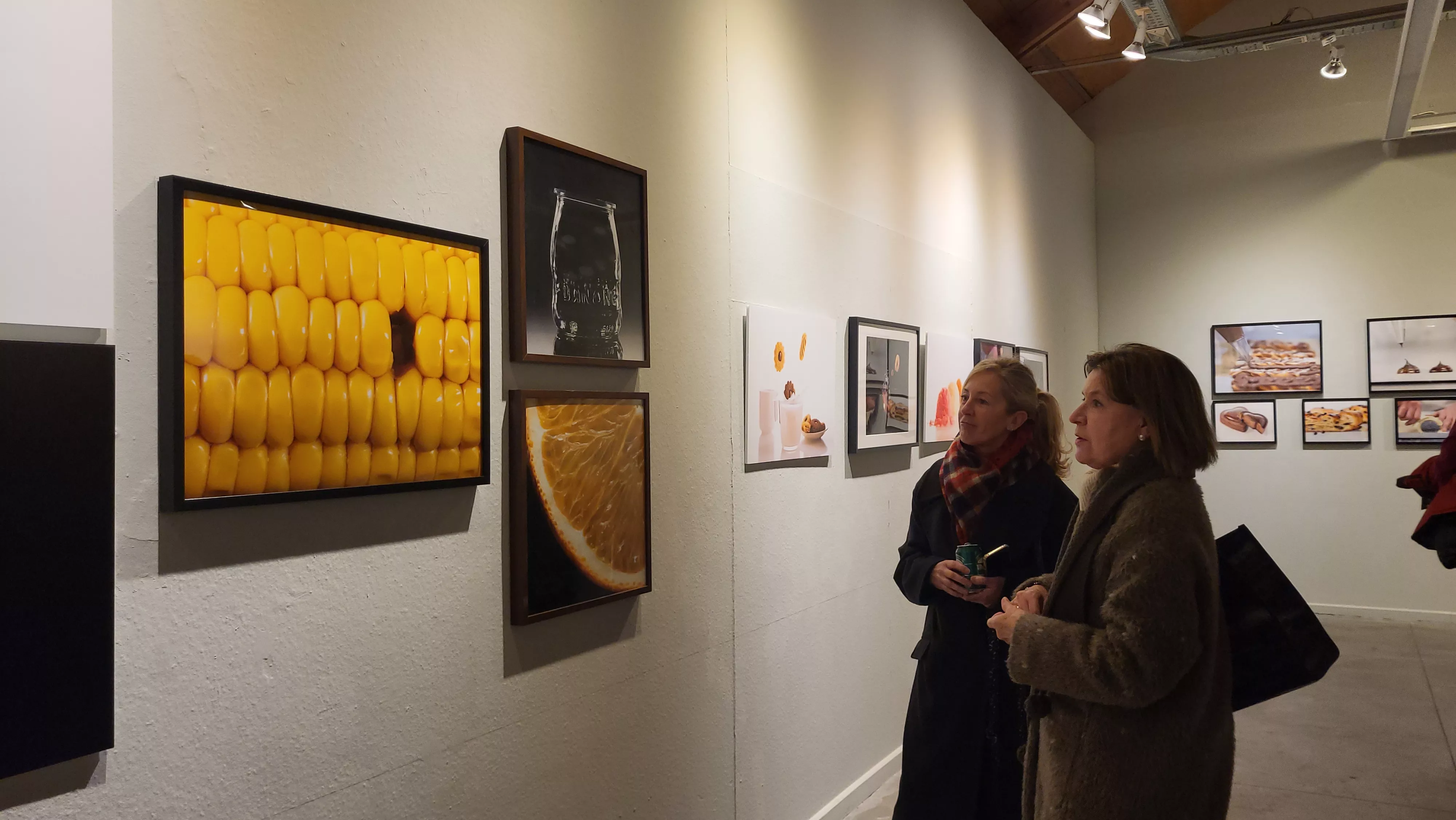 Inauguración de la exposición de Beatriz López en el Centro Cultural Manuel Benito Moliner de Huesca. Foto Mercedes Manterola