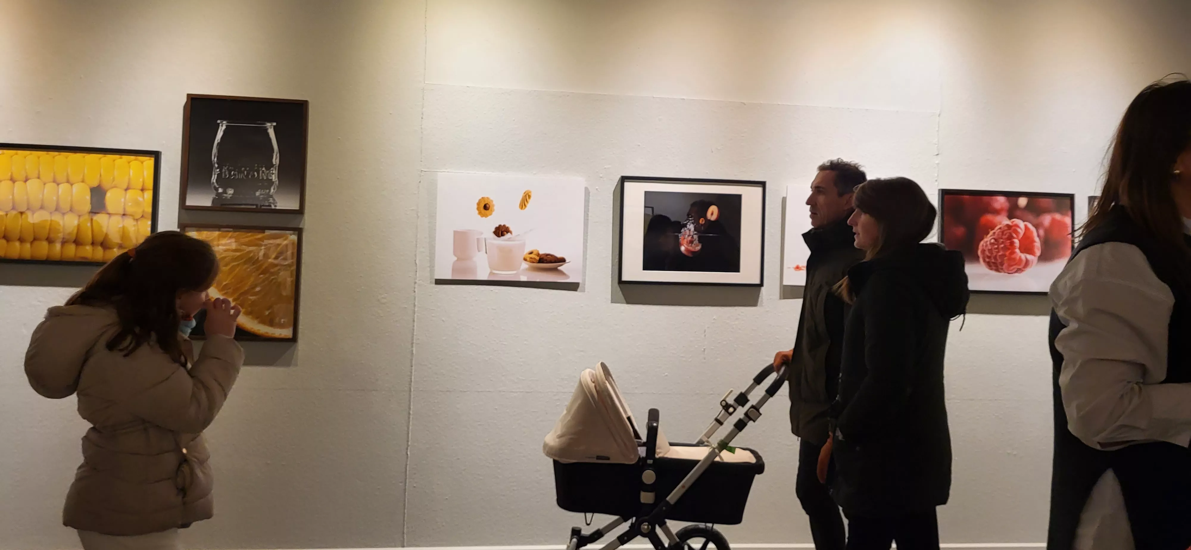 Inauguración de la exposición de Beatriz López en el Centro Cultural Manuel Benito Moliner de Huesca. Foto Mercedes Manterola