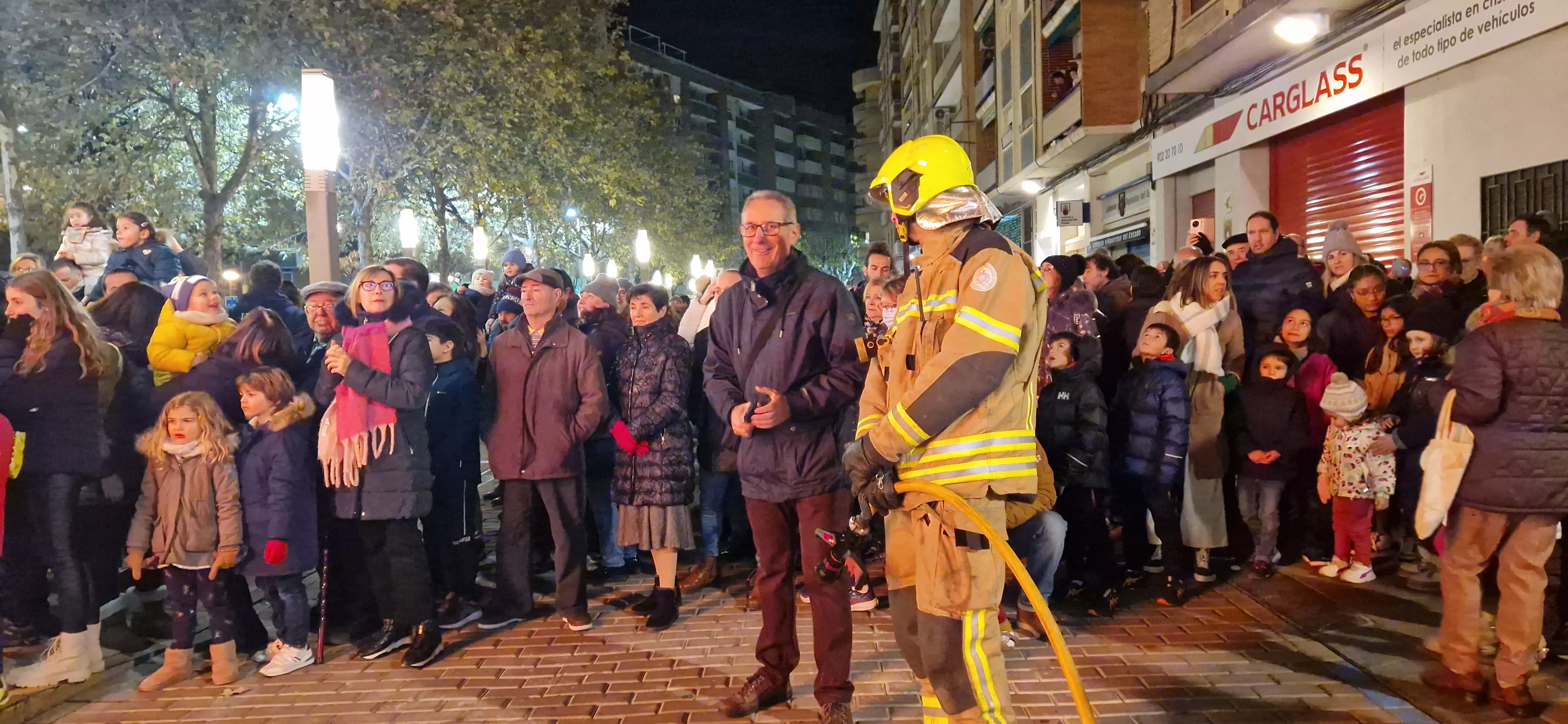 Hoguera de San Antón en el barrio de San Lorenzo 2024. Foto Myriam Martínez 