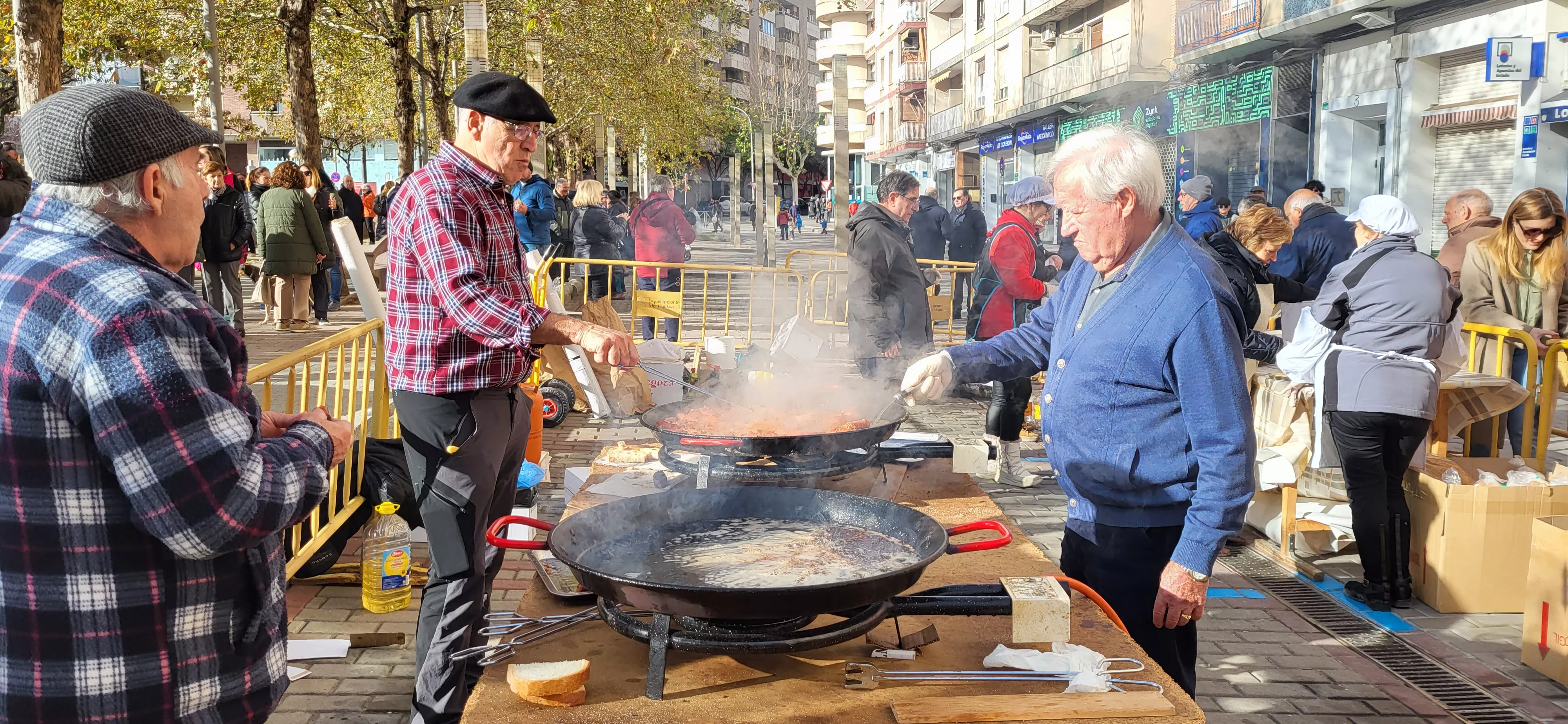 Tradicional bendición de animales por San Antón en Huesca. Foto: Mercedes Manterola