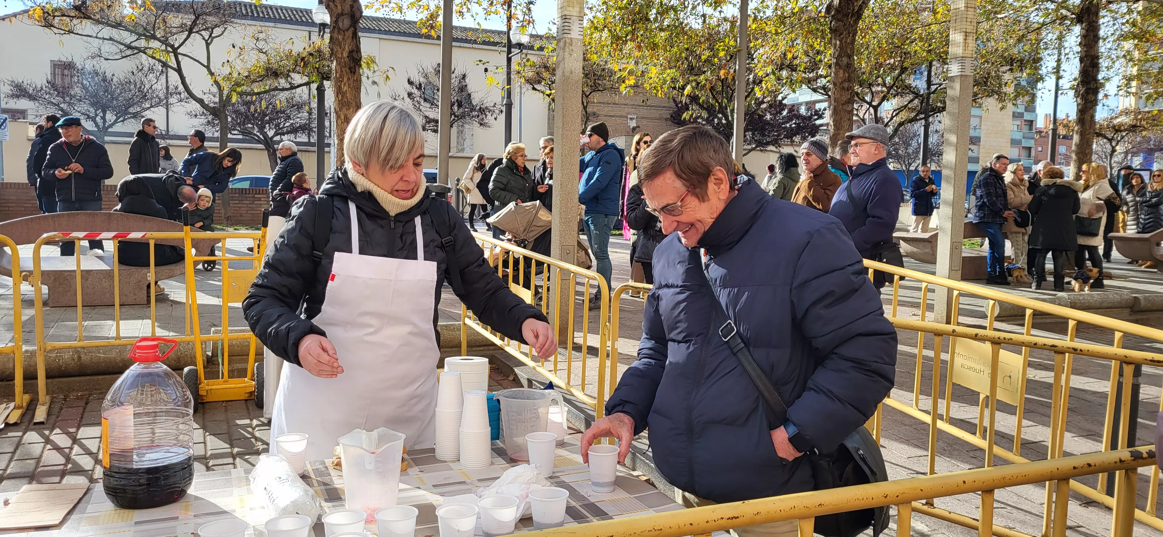Tradicional bendición de animales por San Antón en Huesca. Foto: Mercedes Manterola