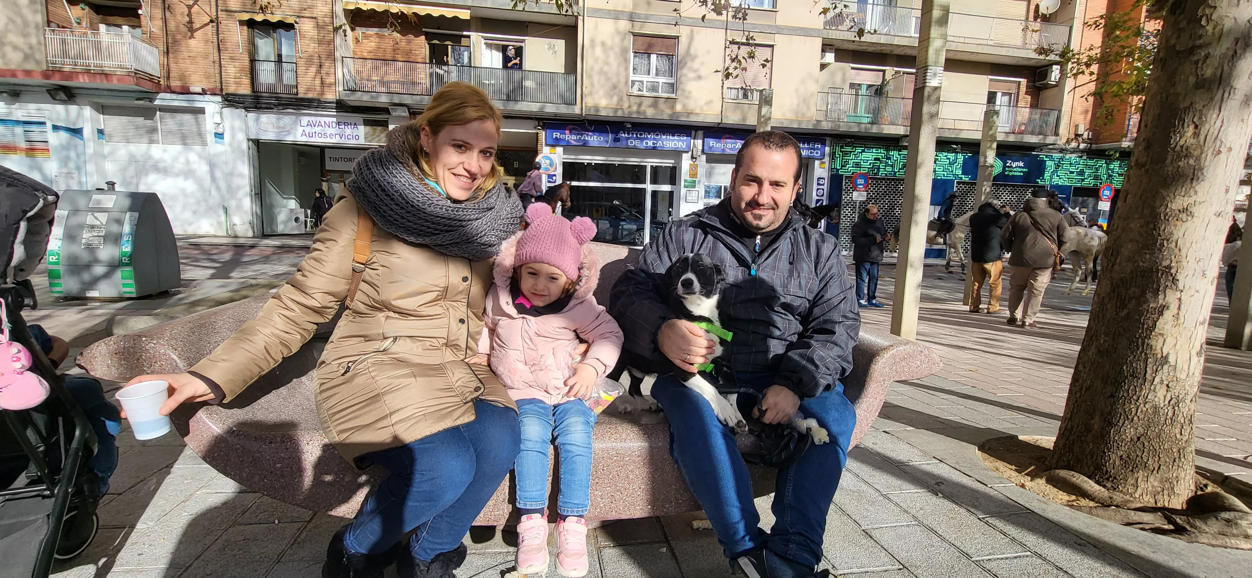Tradicional bendición de animales por San Antón en Huesca. Foto: Mercedes Manterola