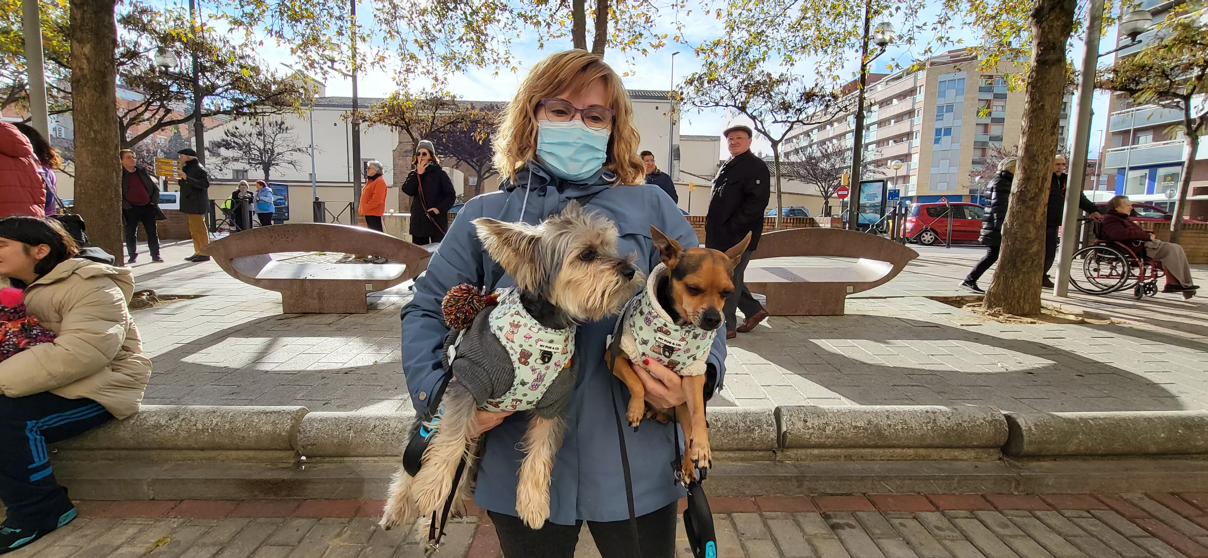 Tradicional bendición de animales por San Antón en Huesca. Foto: Mercedes Manterola