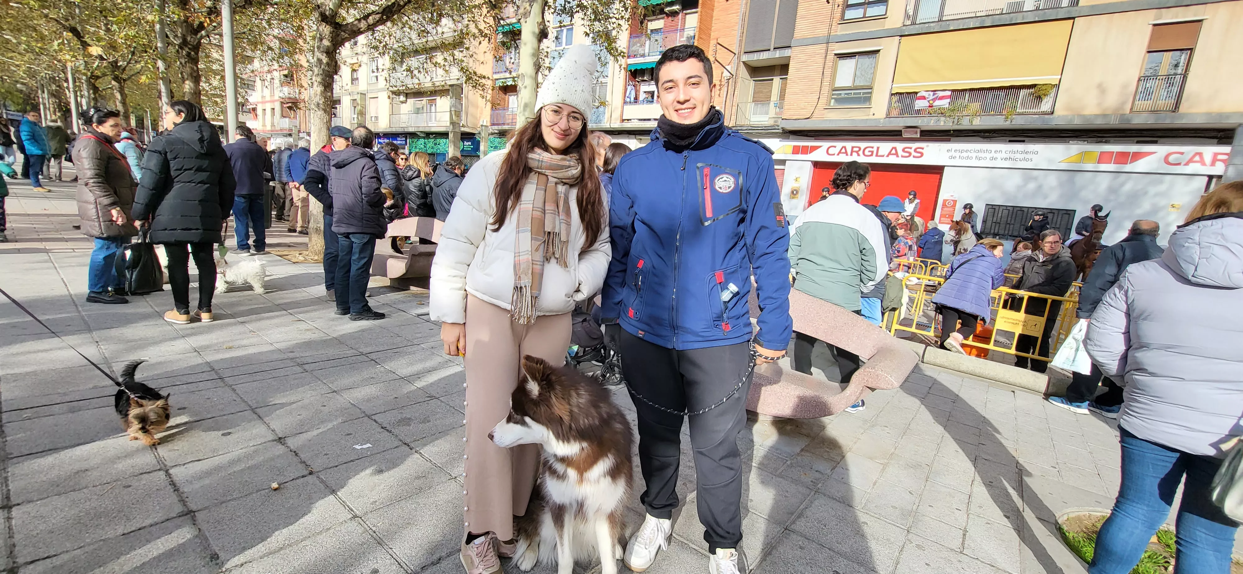Tradicional bendición de animales por San Antón en Huesca. Foto: Mercedes Manterola