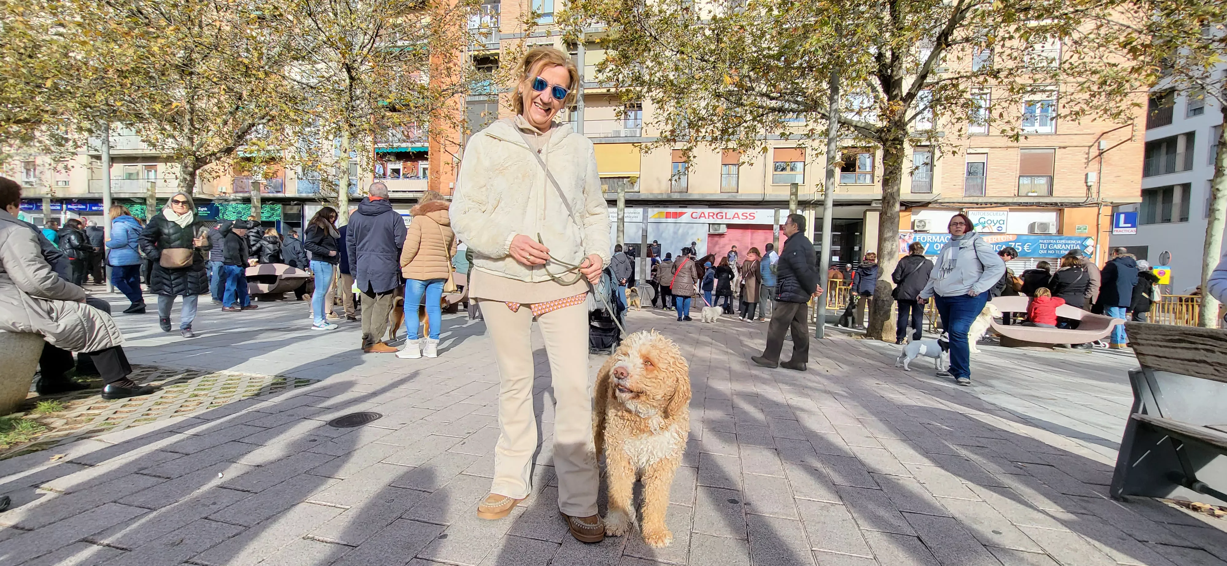 Tradicional bendición de animales por San Antón en Huesca. Foto: Mercedes Manterola